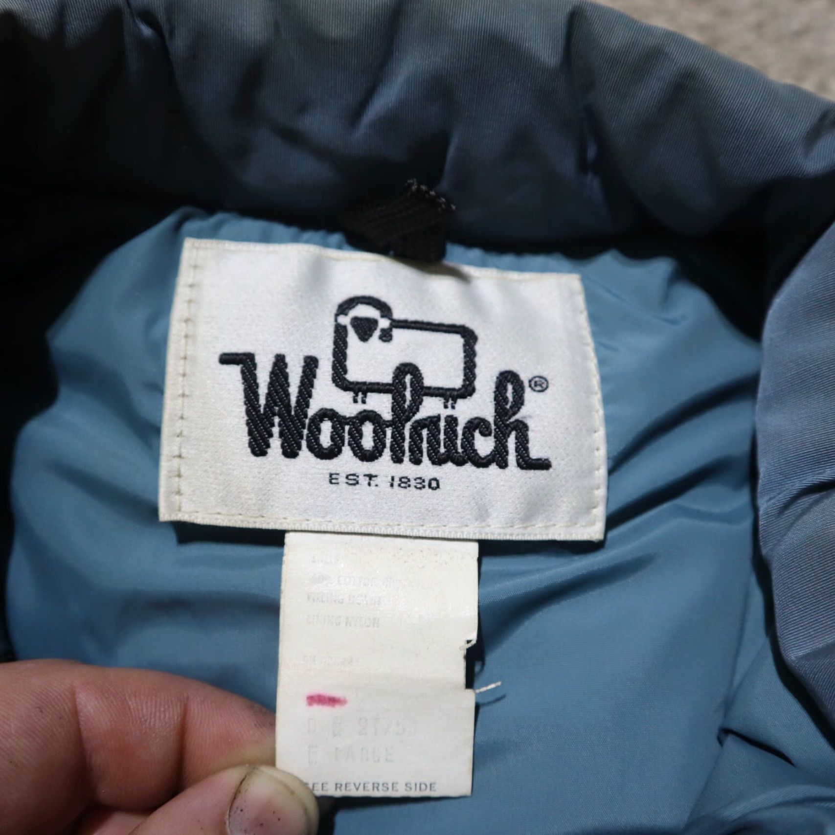 Vintage Woolrich Puffer Vest Blue Snap Vintage Insulated Winter Mock Neck Size L Large Size L / US 10 / IT 46 - 2 Thumbnail
