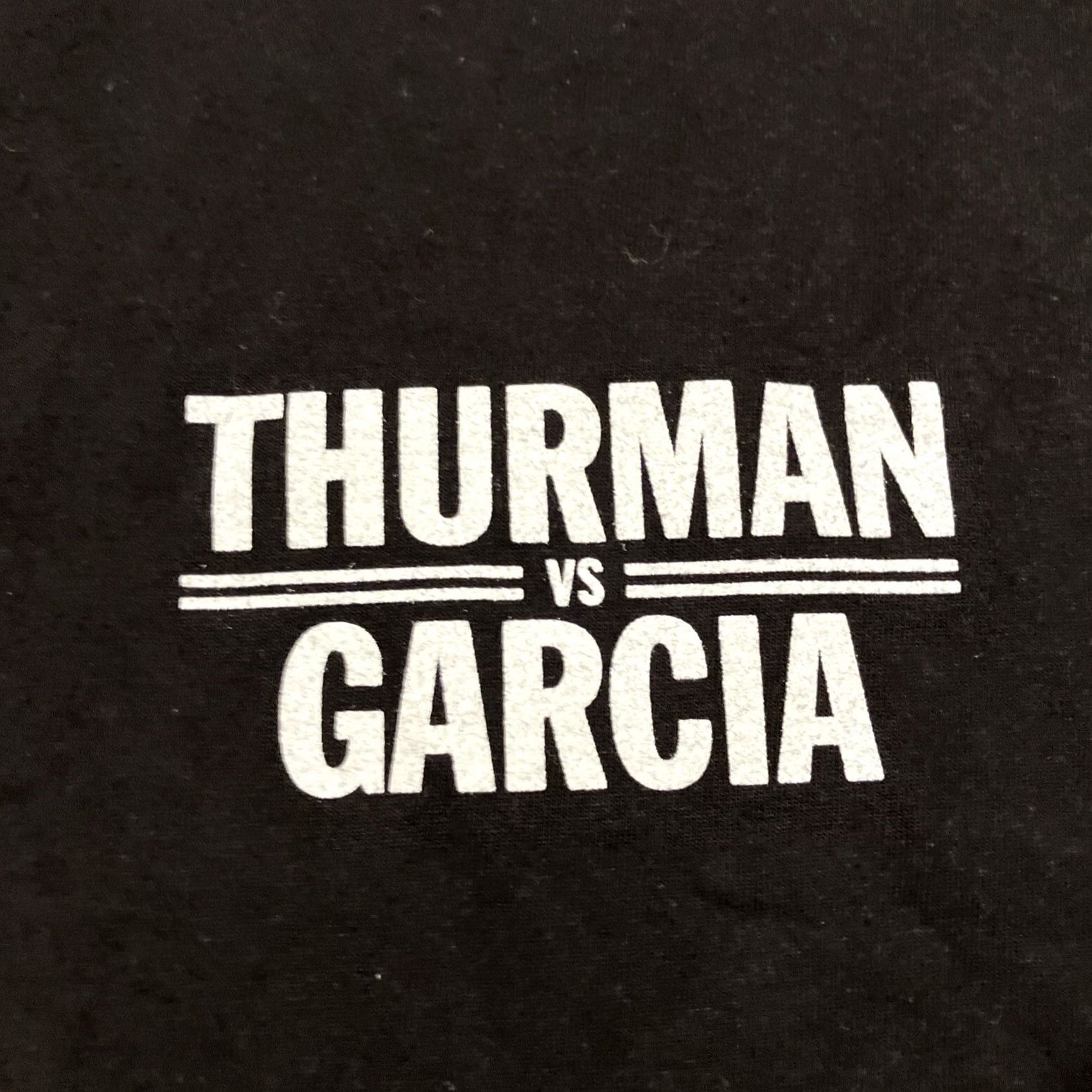 Hanes Keith Thurman Garcia Promo Double Sided T Shirt - L Black Boxing Hanes Shirt Mens } Size US L / EU 52-54 / 3 - 2 Thumbnail