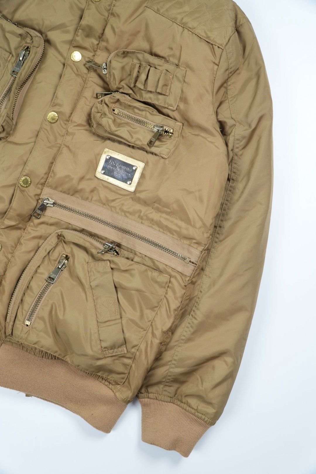 Dolce & Gabbana Dolce & Gabbana Convertible Cargo Multi-Pocket Field Jacket Size US XL / EU 56 / 4 - 6 Thumbnail