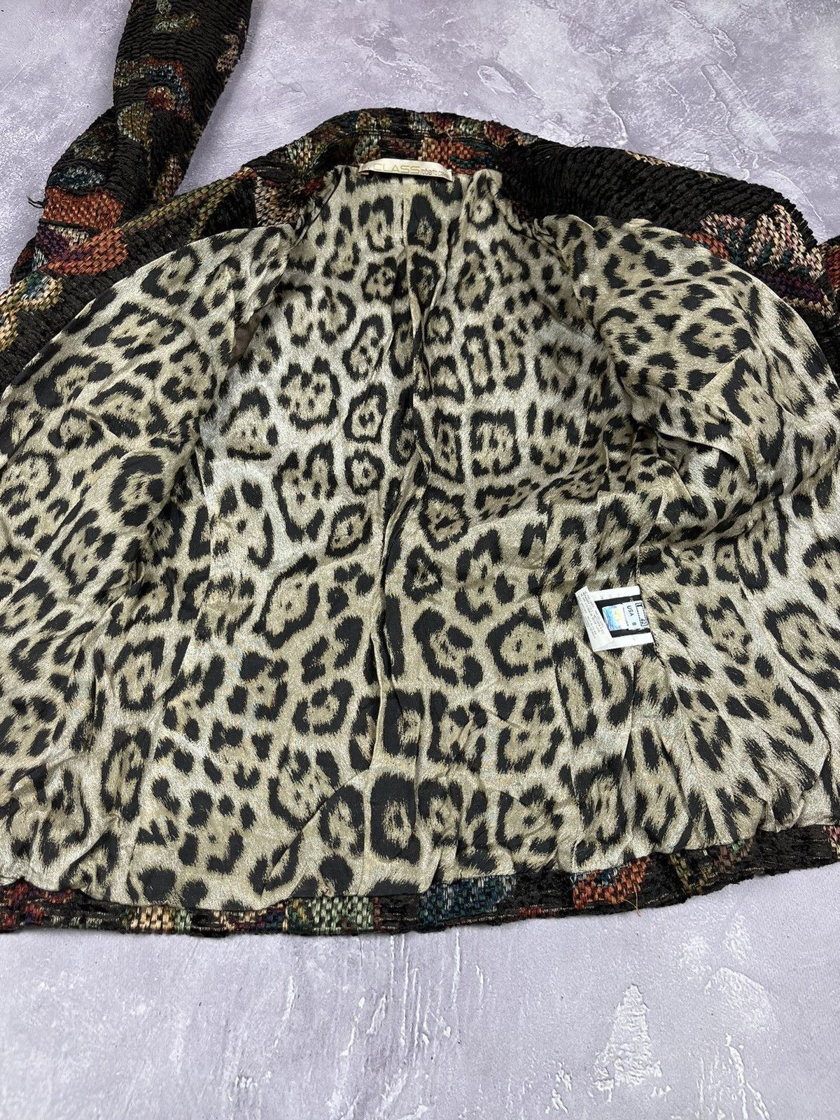 Roberto Cavalli Vintage Roberto Cavalli Floral Flowers Knitted Blazer Jacket Size M / US 6-8 / IT 42-44 - 15 Thumbnail