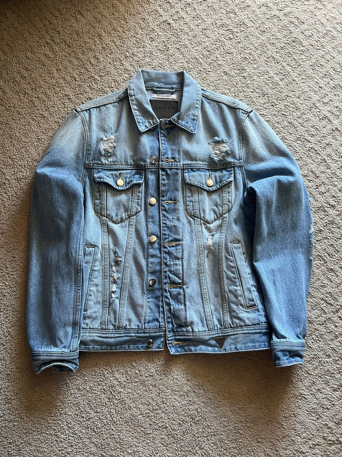 Guess Guess Los Angeles Jean Jacket Size US M / EU 48-50 / 2 - 1 Thumbnail