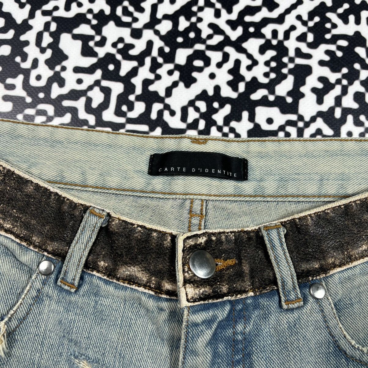 Japanese Brand Vintage Y2K Carte D’identine Japanese Distressed Shorts Size 30" / US 8 / IT 44 - 15 Thumbnail