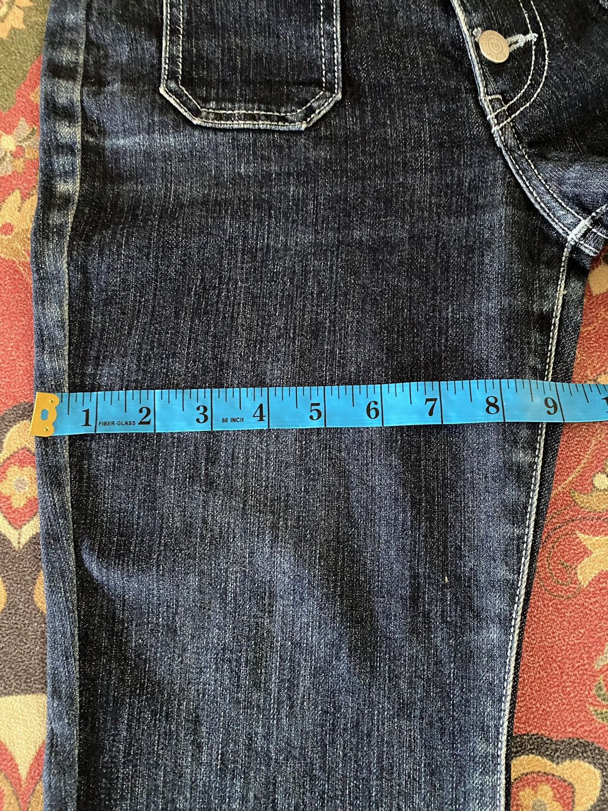 Edwin 🔥🔥Japanese Brand C17 Cedixsept Jeans Super Flare Denim Size US 27 - 16 Thumbnail