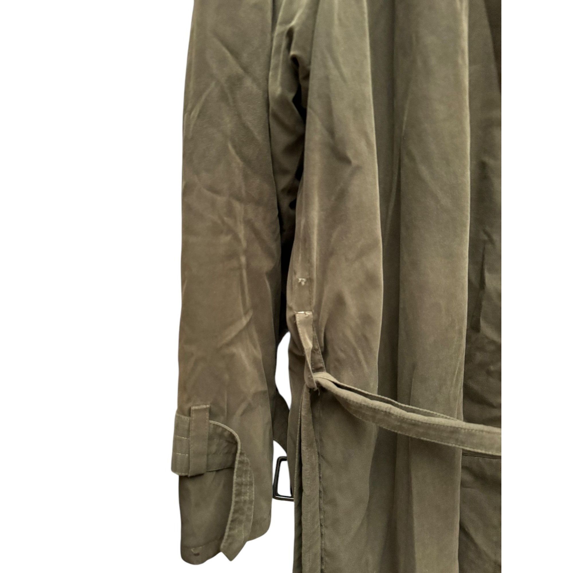 Jil Sander Kaki Cotton Trench Coat Size M / US 6-8 / IT 42-44 - 8 Thumbnail