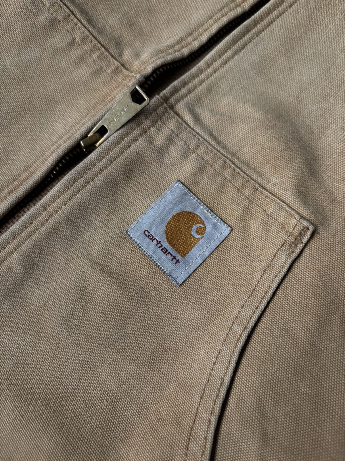 Carhartt vintage 90's carhartt active jacket J03 size medium big logo Size US M / EU 48-50 / 2 - 4 Thumbnail