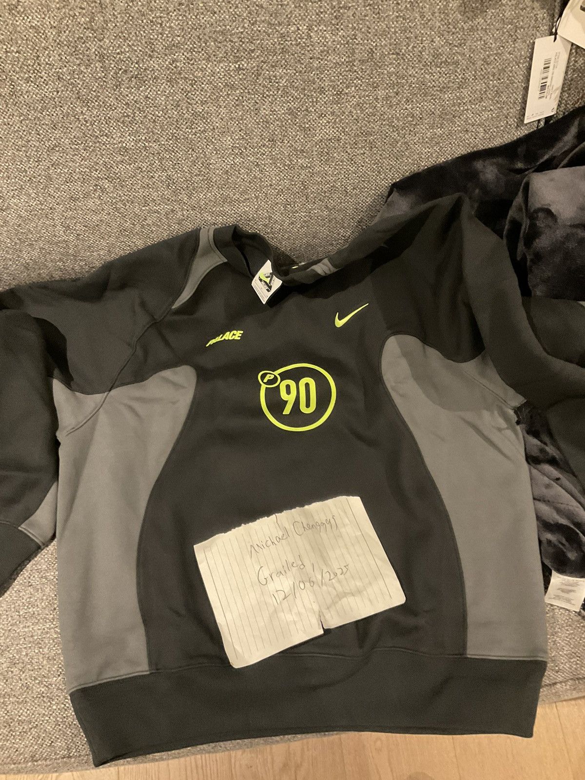 Palace Palace nike total p90 crew black | Grailed
