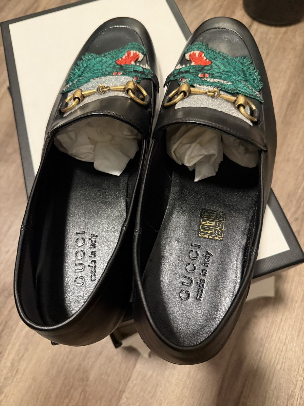Gucci Gucci Brixton Agnello Plonge - wolf Size US 9.5 / EU 42-43 - 13 Thumbnail