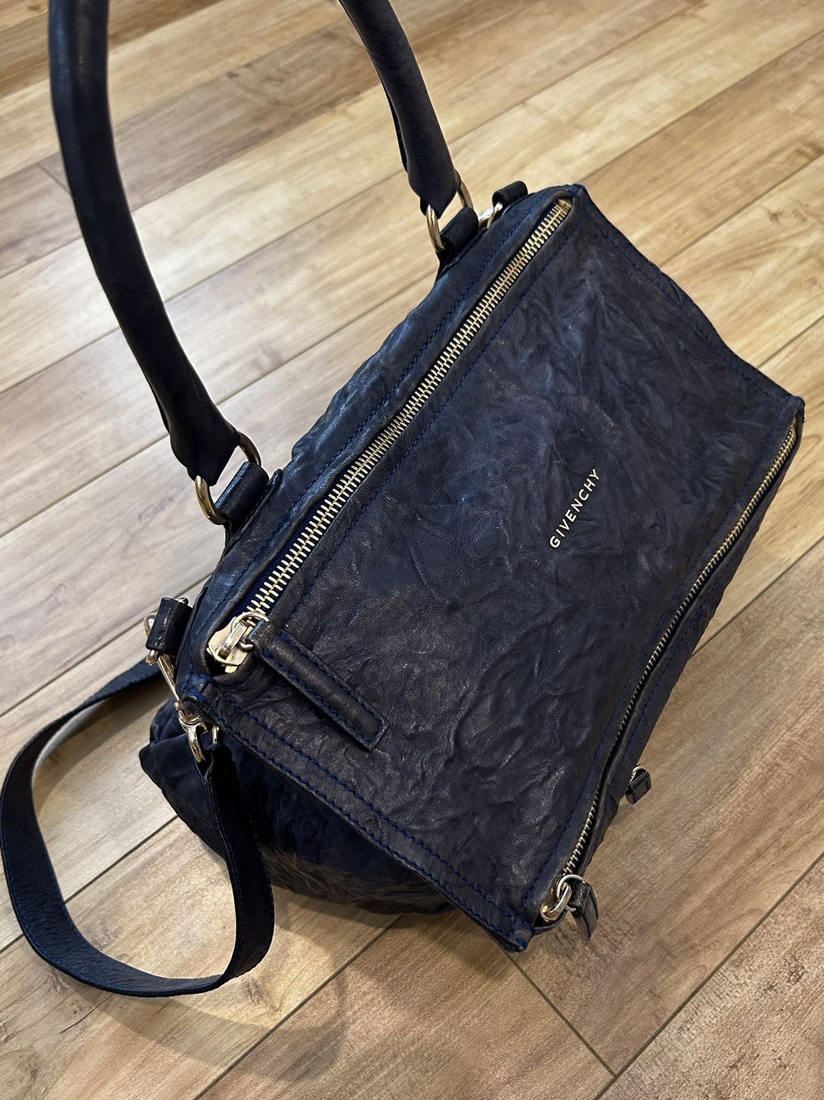 Givenchy Givenchy "Pandora" Distressed Leather Bag Size ONE SIZE - 1 Thumbnail