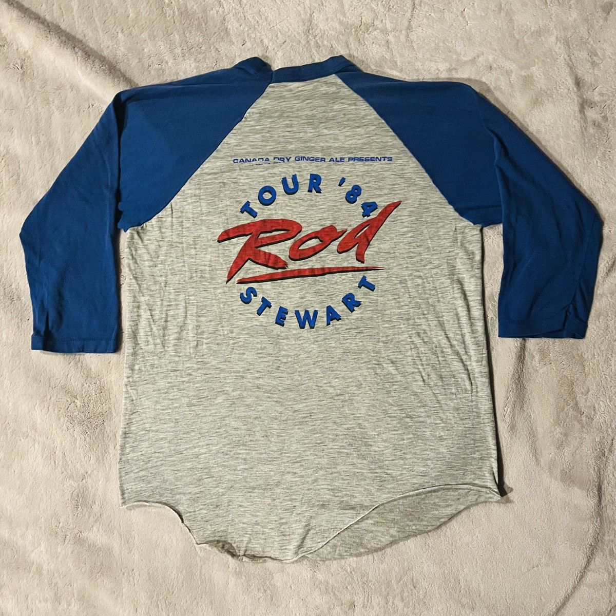 Vintage Vintage 1984 Rod Stewart Tour 3/4 Shirt Size Small Size US S / EU 44-46 / 1 - 2 Thumbnail