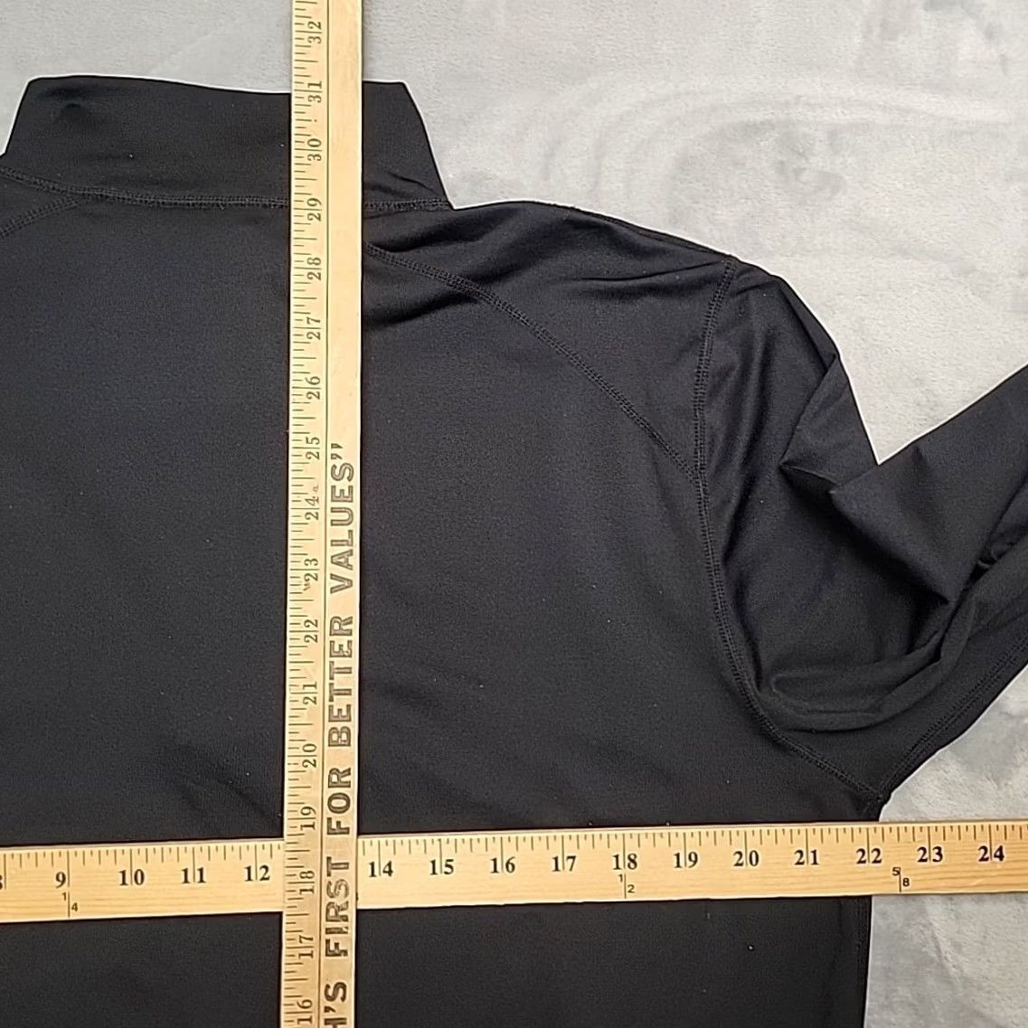 Vintage Paradox Shirt Mens L Black Performance Stretch Blend 1/4 Zip Pullover Base Layer Exterior Logo Outdoor Casual Mens Size US L / EU 52-54 / 3 - 6 Thumbnail