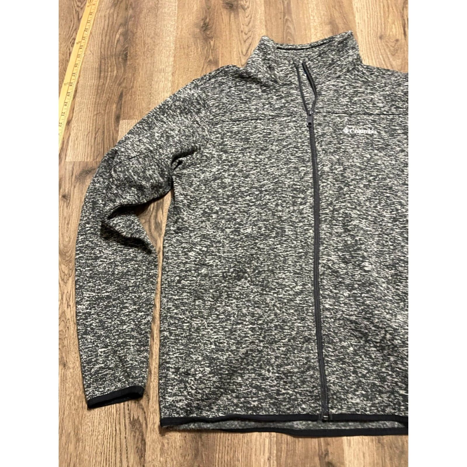 Vintage Columbia Sweatshirt Men M Gray Full Zip Mock Neck Regular Size US M / EU 48-50 / 2 - 3 Thumbnail