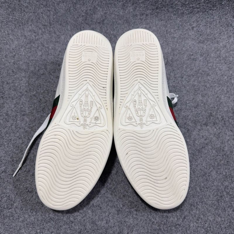 Gucci Gucci ACE Leather Low-Top Fashion Sneakers Size US 10.5 / EU 43-44 - 3 Thumbnail