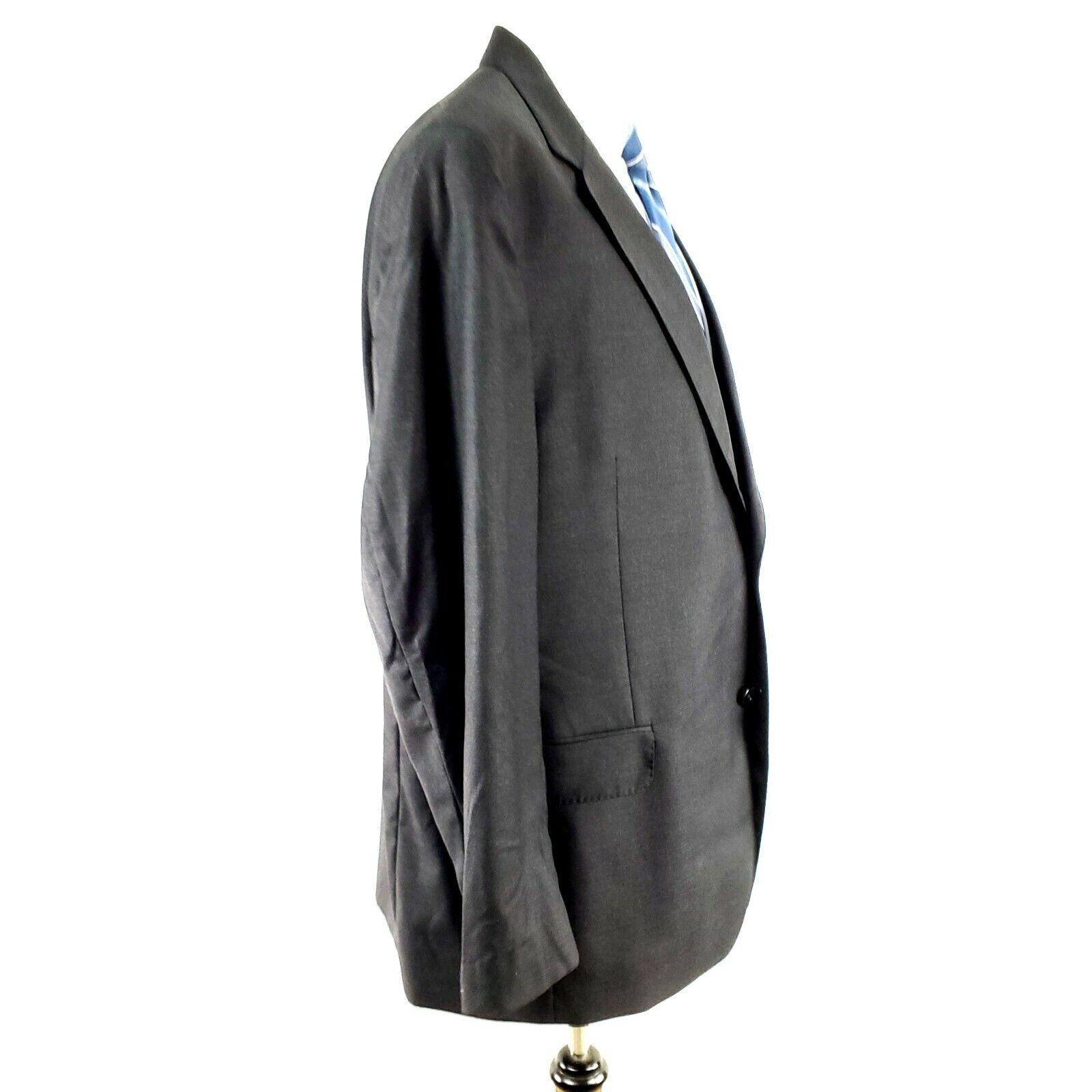 Jos. A. Bank NEW Jos A Bank Signature Gold 44R 2 Button Charcoal Gray Woo Size 44R - 7 Thumbnail
