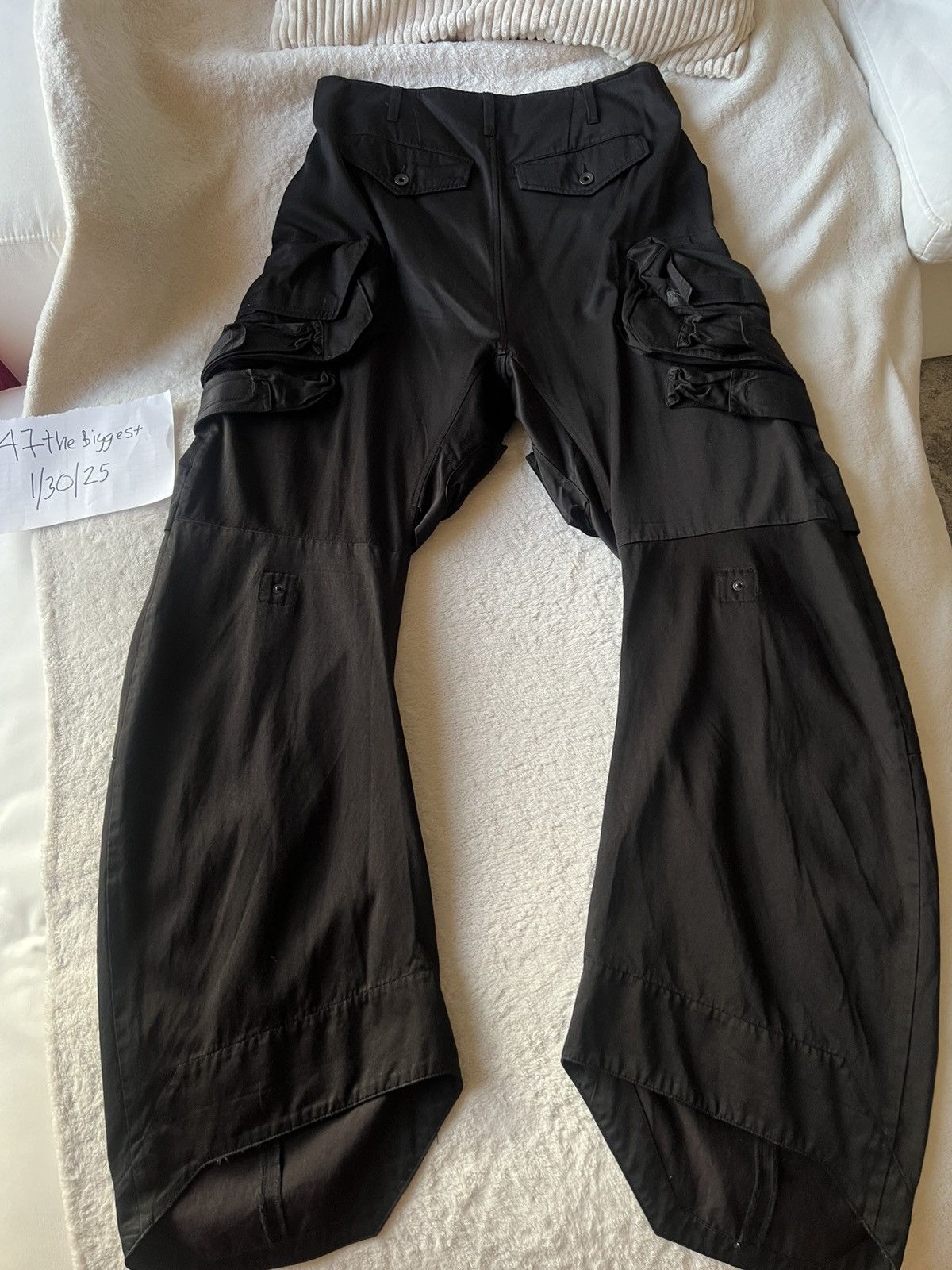 Julius Julius Black Edge Seam Gas Mask Cargo Pants Size 3 Size US 34 / EU 50 - 3 Thumbnail