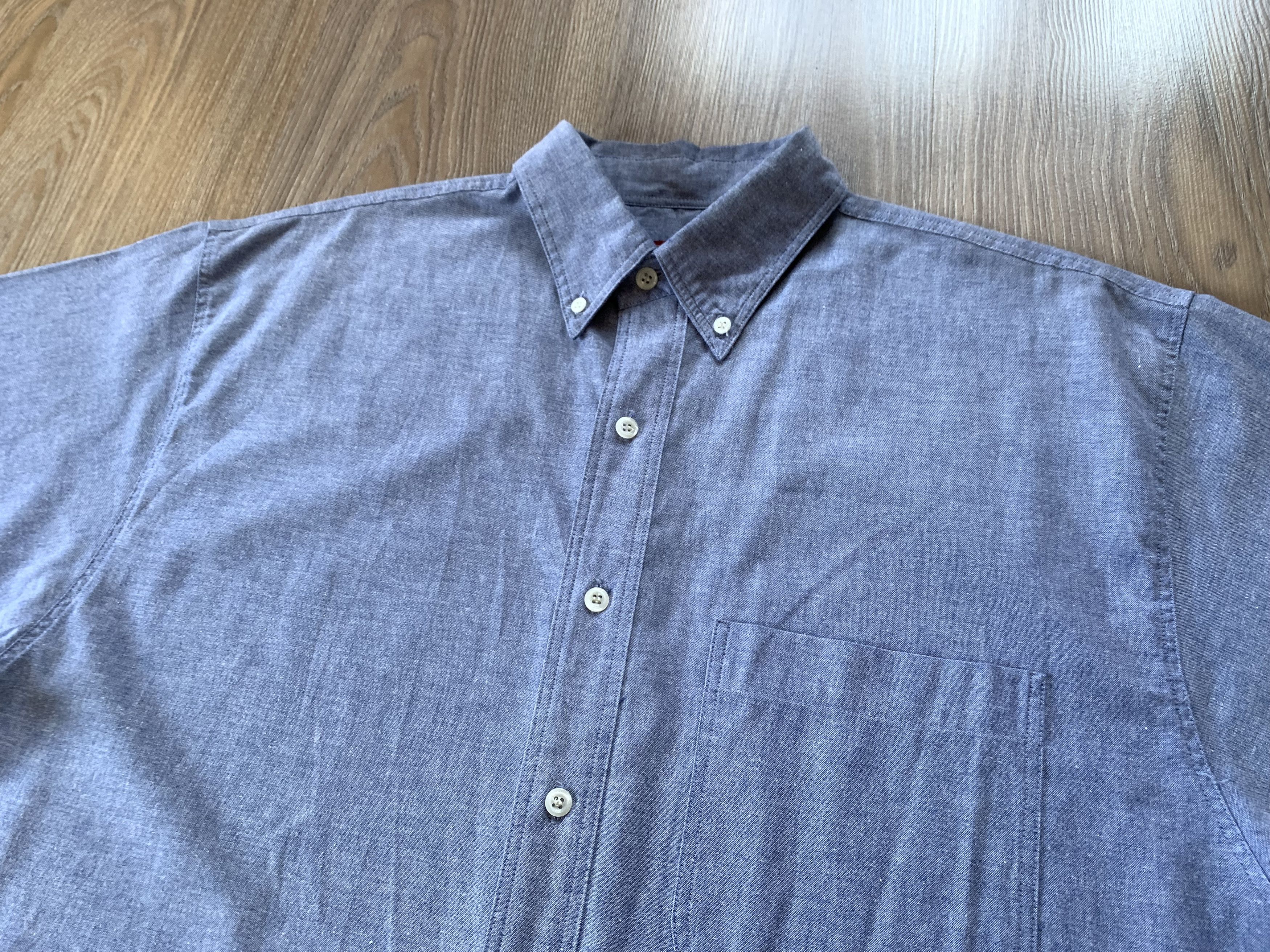 Burton Burton Light Blue Cotton Short Sleeve Shirt Size US M / EU 48-50 / 2 - 4 Thumbnail