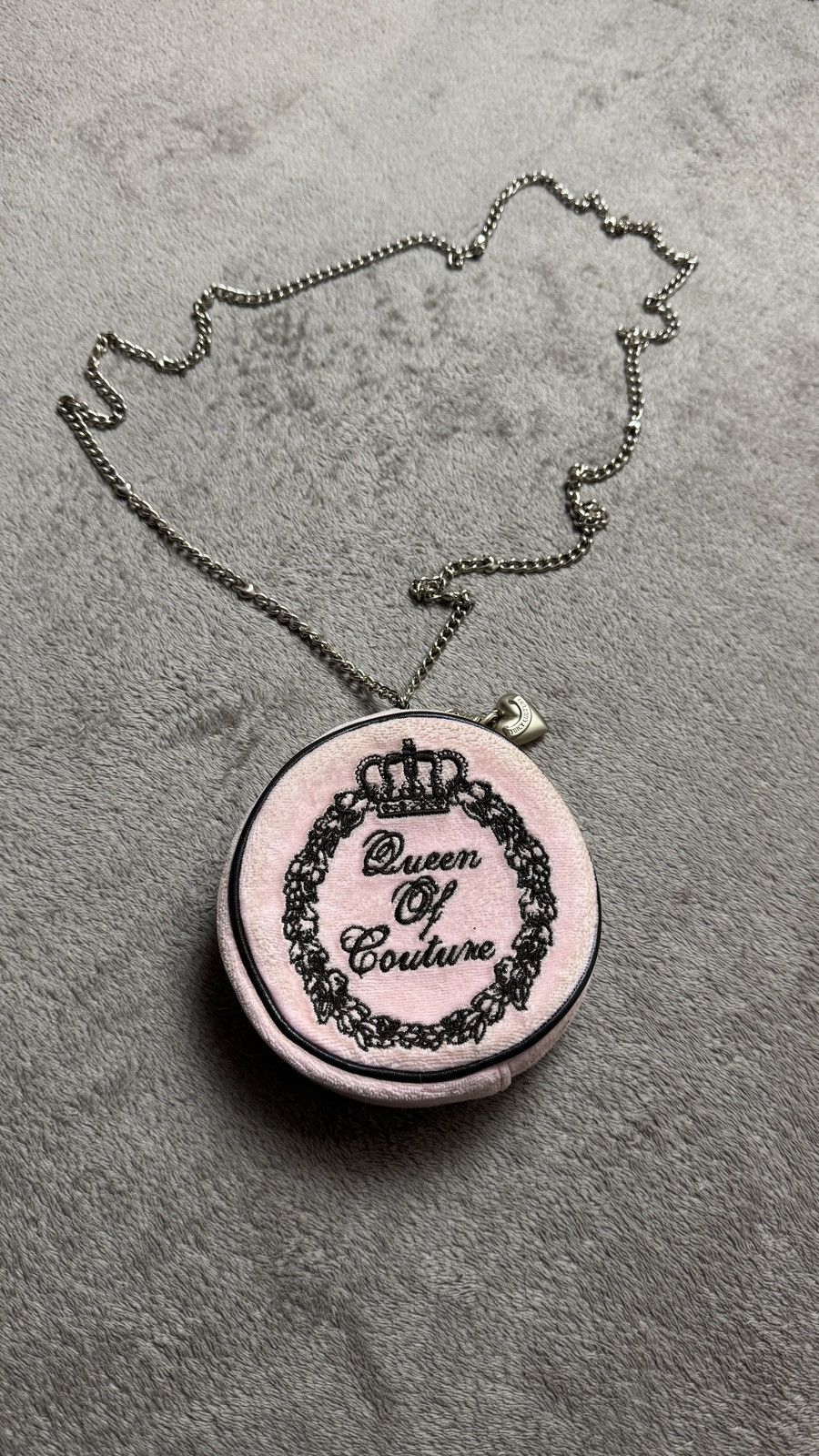 Y2K Vintage Juicy Couture Crossbody Velour Bag queen beauty