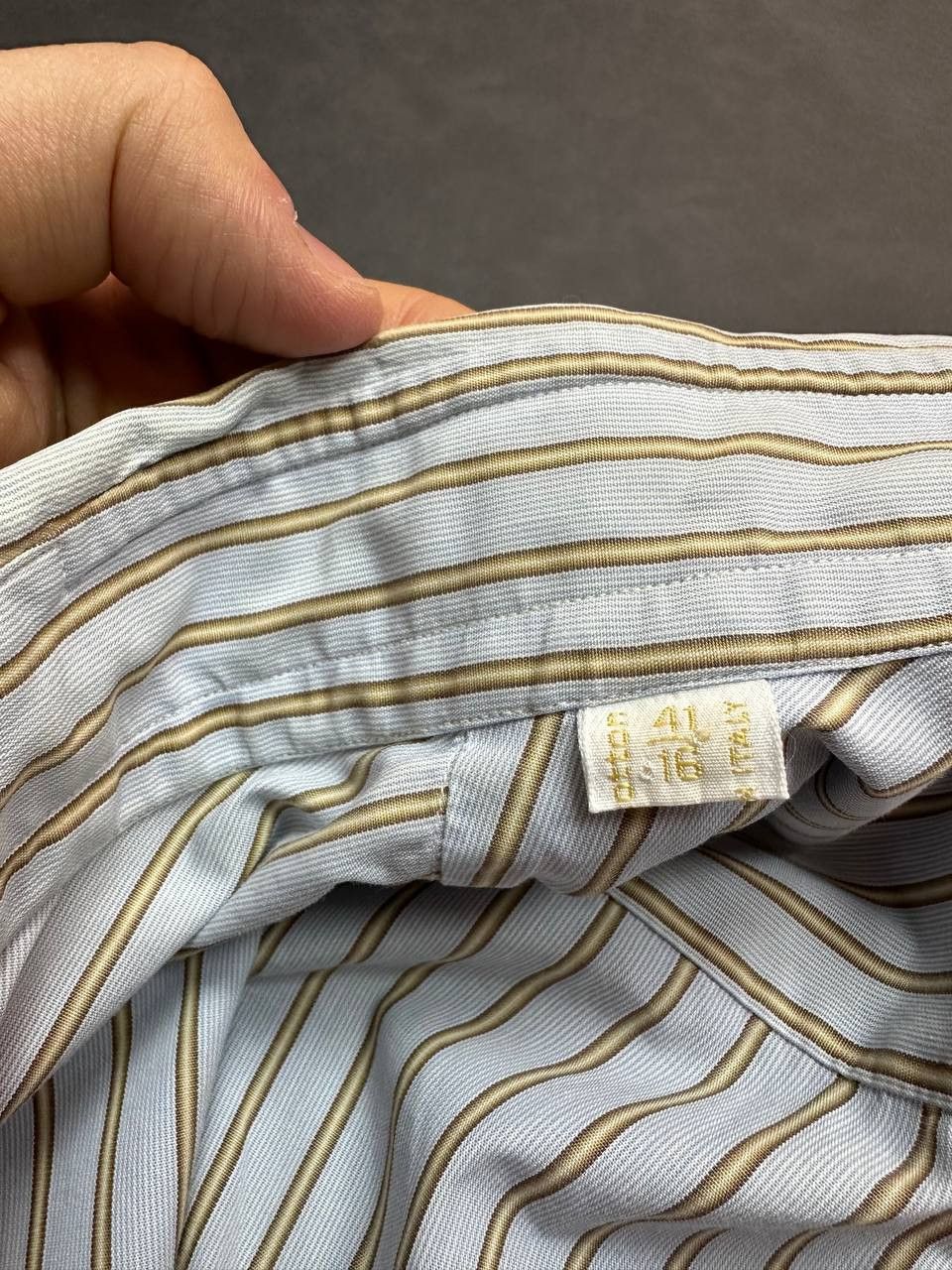Brioni Brioni Mens Shirt Luxury Italy Size US XL / EU 56 / 4 - 9 Thumbnail