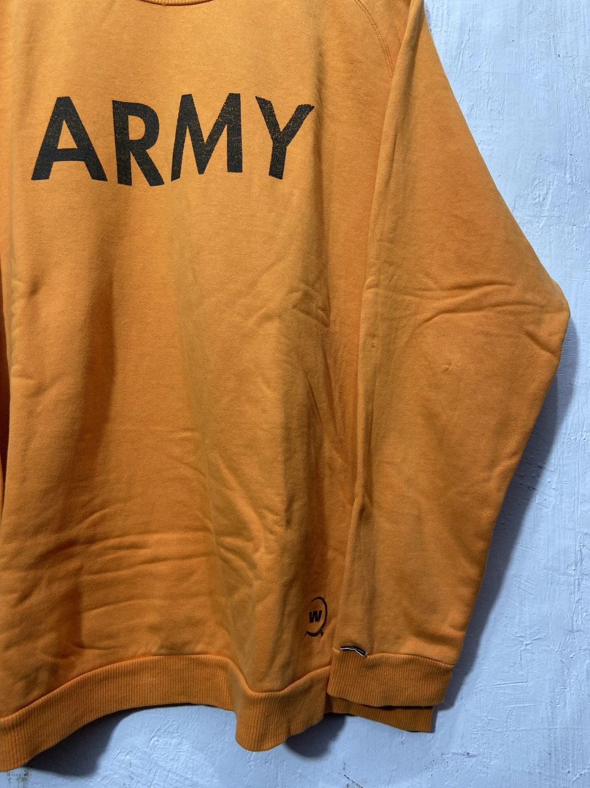 Wtaps Wtaps Big Logo Army Sweatshirt Size US XL / EU 56 / 4 - 4 Thumbnail