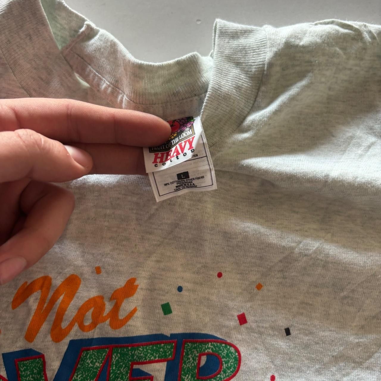 Fruit Of The Loom × Japanese Brand × Vintage Fruit of the Loom T-shirt Size US L / EU 52-54 / 3 - 2 Thumbnail