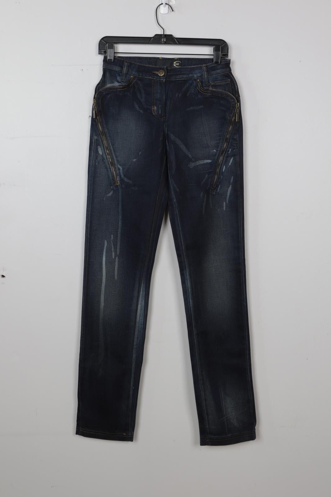 00's Just Cavalli Dark Wash Straight-Leg Jeans