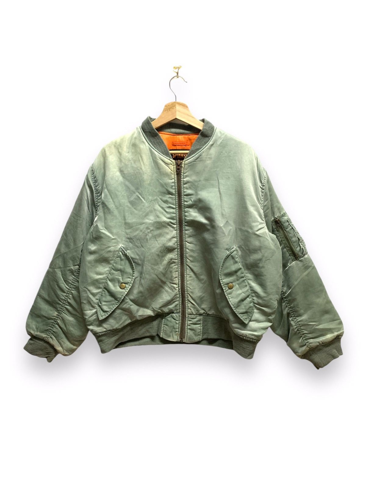 Japanese Brand × Vintage Vintage SPINASH Bombers Jacket Size US XL / EU 56 / 4 - 1 Thumbnail