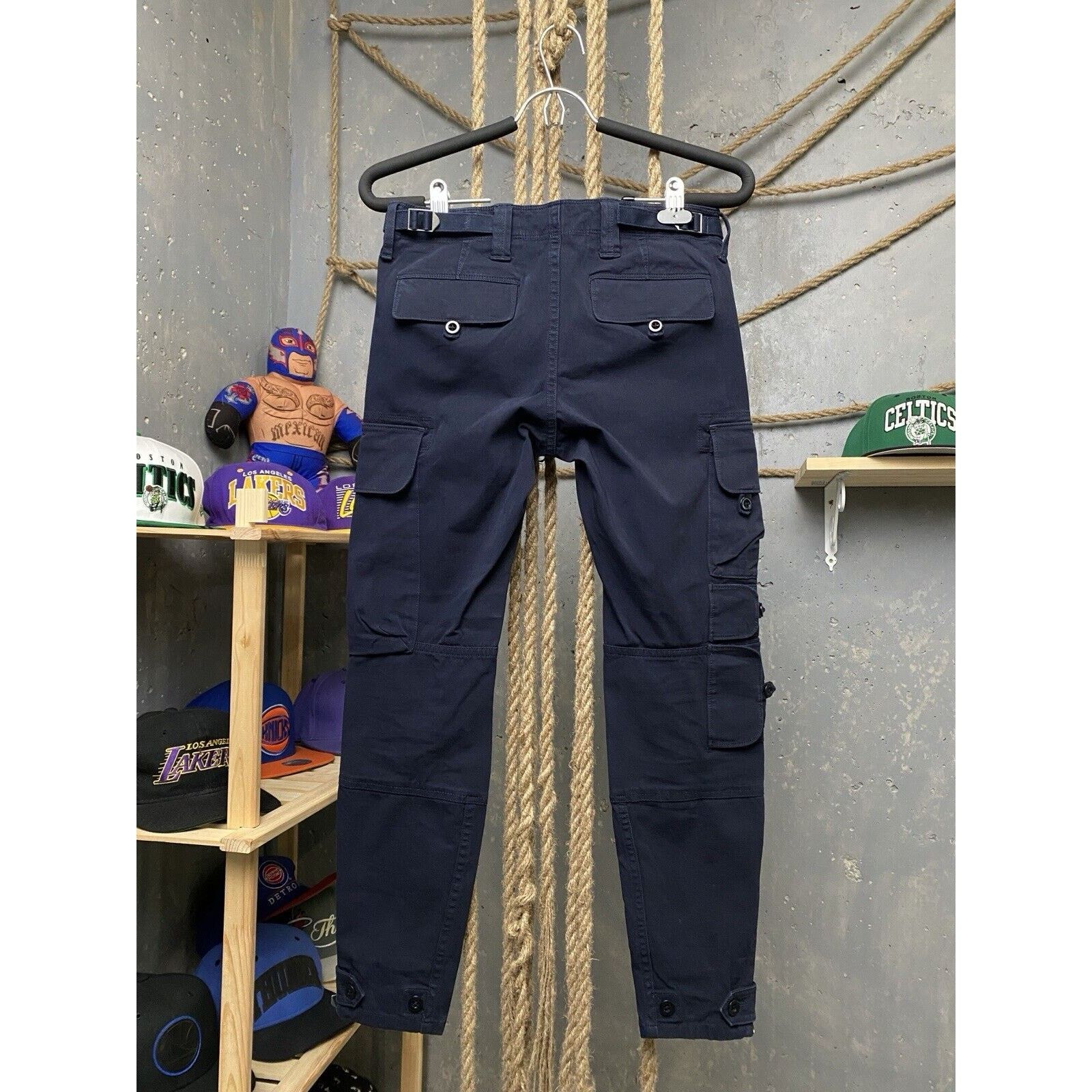 Ralph Lauren Vintage Ralph Lauren Cargo Pants Women Blue Pockets Size 4 Size 27" / US 4 / IT 40 - 14 Thumbnail
