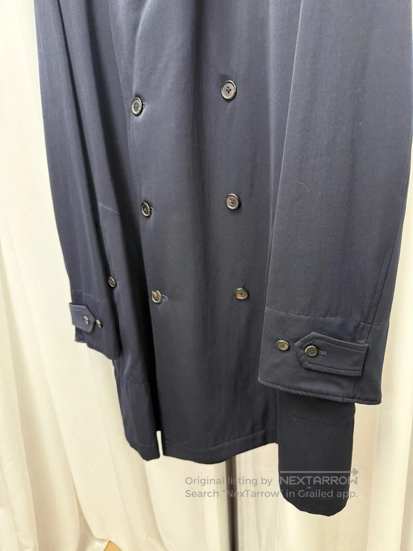 Yohji Yamamoto Yohji Yamamoto Y's Men's Wool Navy Coat. Size US M / EU 48-50 / 2 - 5 Thumbnail