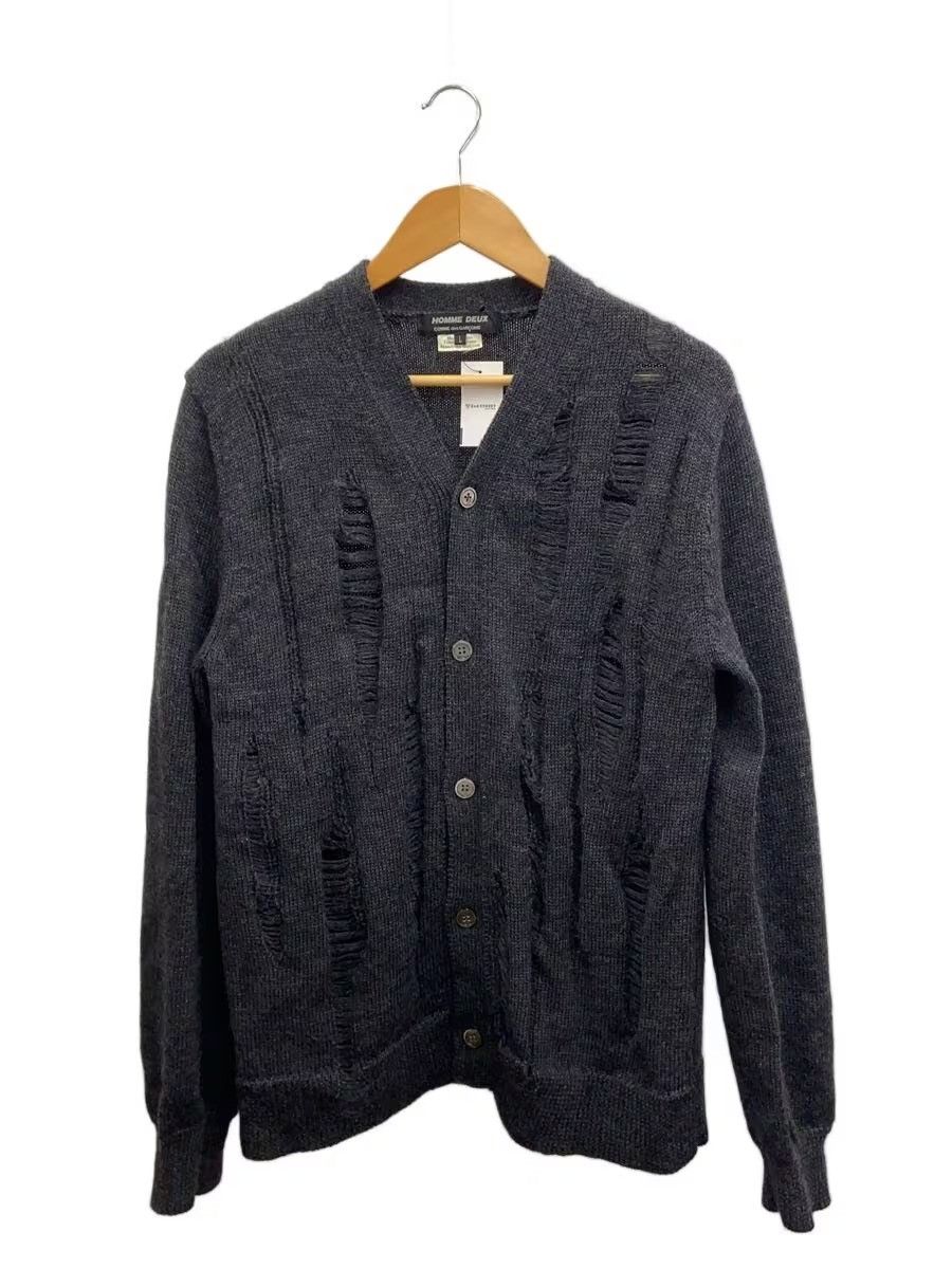 Comme des Garcons Homme Deux 2018 Distressed Knit Sweater Size US L / EU 52-54 / 3 - 1 Thumbnail