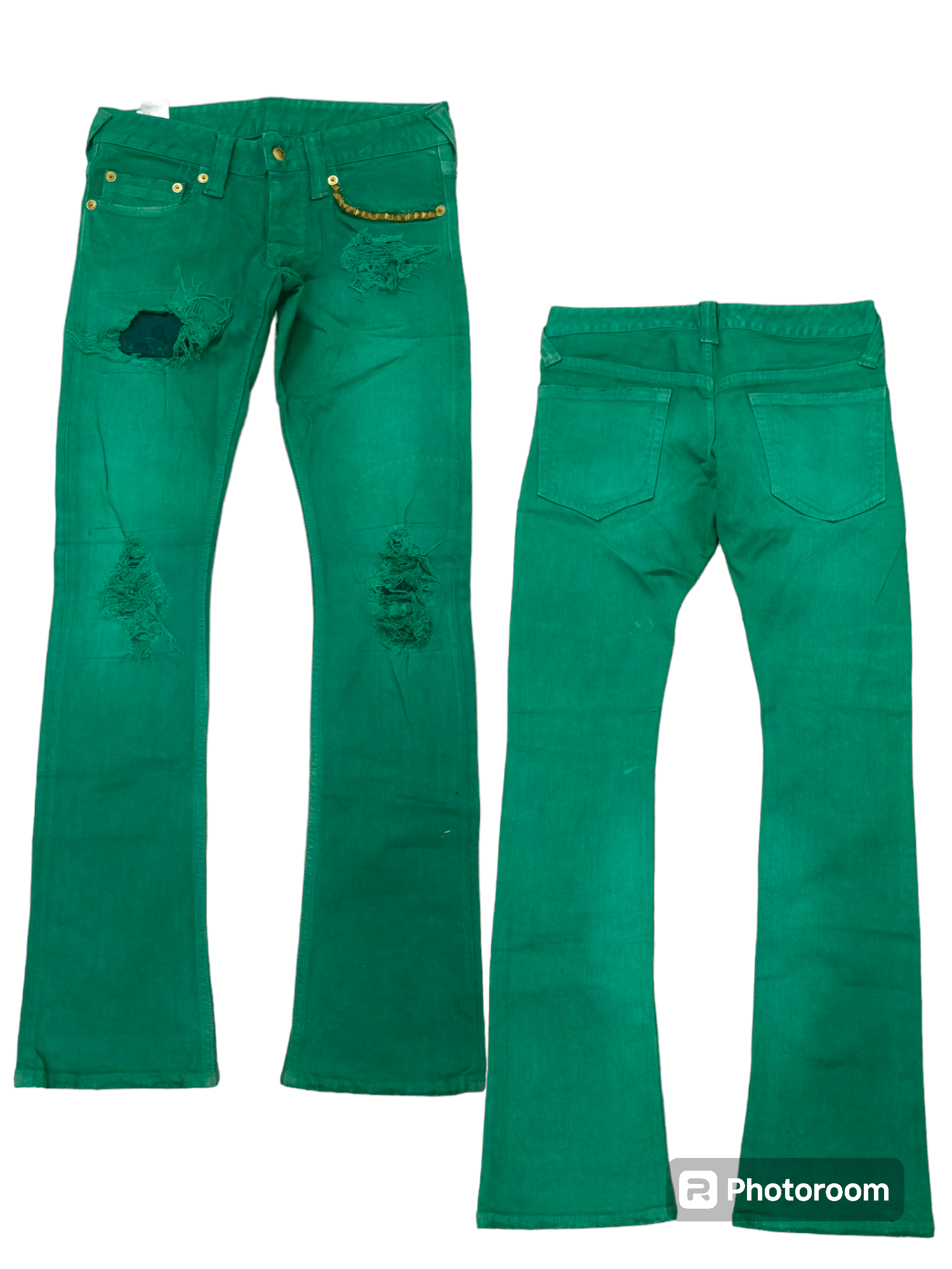 FranCisT MOR.K.S FLARE DISTRESSED RIPED STUDDED FRANCIST MOR.K.S Size 29" - 1 Thumbnail