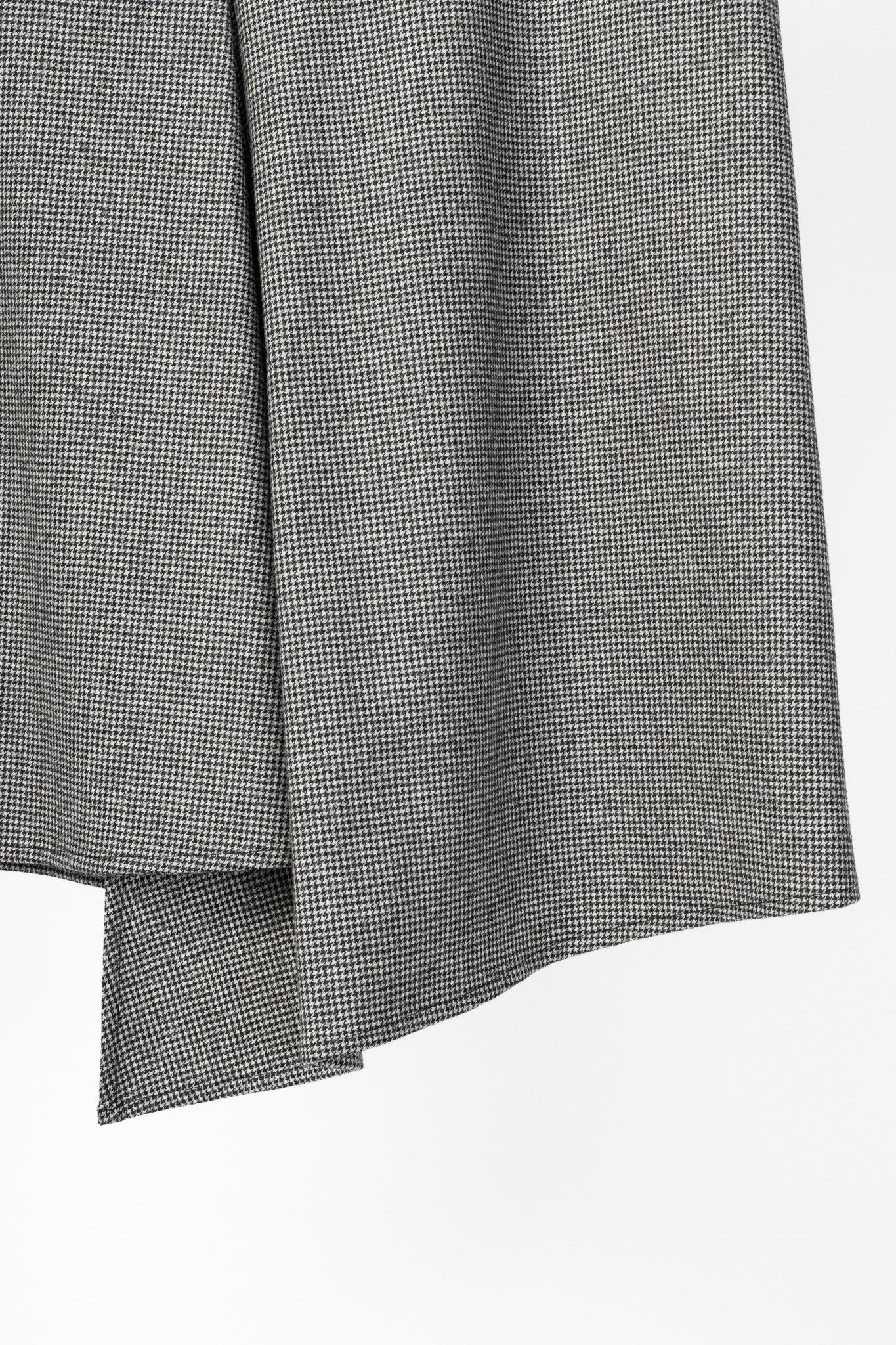 Tibi Tibi Black & Ivory Baby Houndstooth Slouch Skirt Size 27" / US 4 / IT 40 - 7 Thumbnail