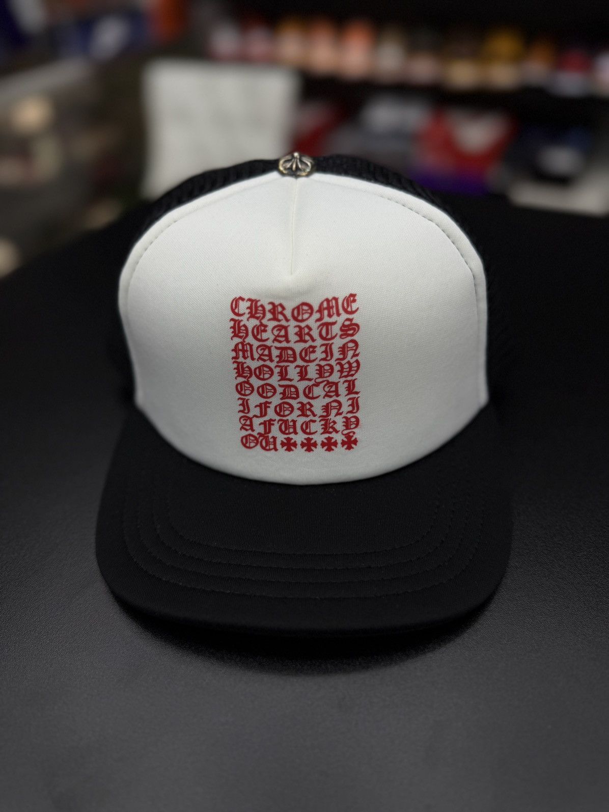Chrome Hearts Chrome Hearts Black White SnapBack New Size ONE SIZE - 1 Thumbnail