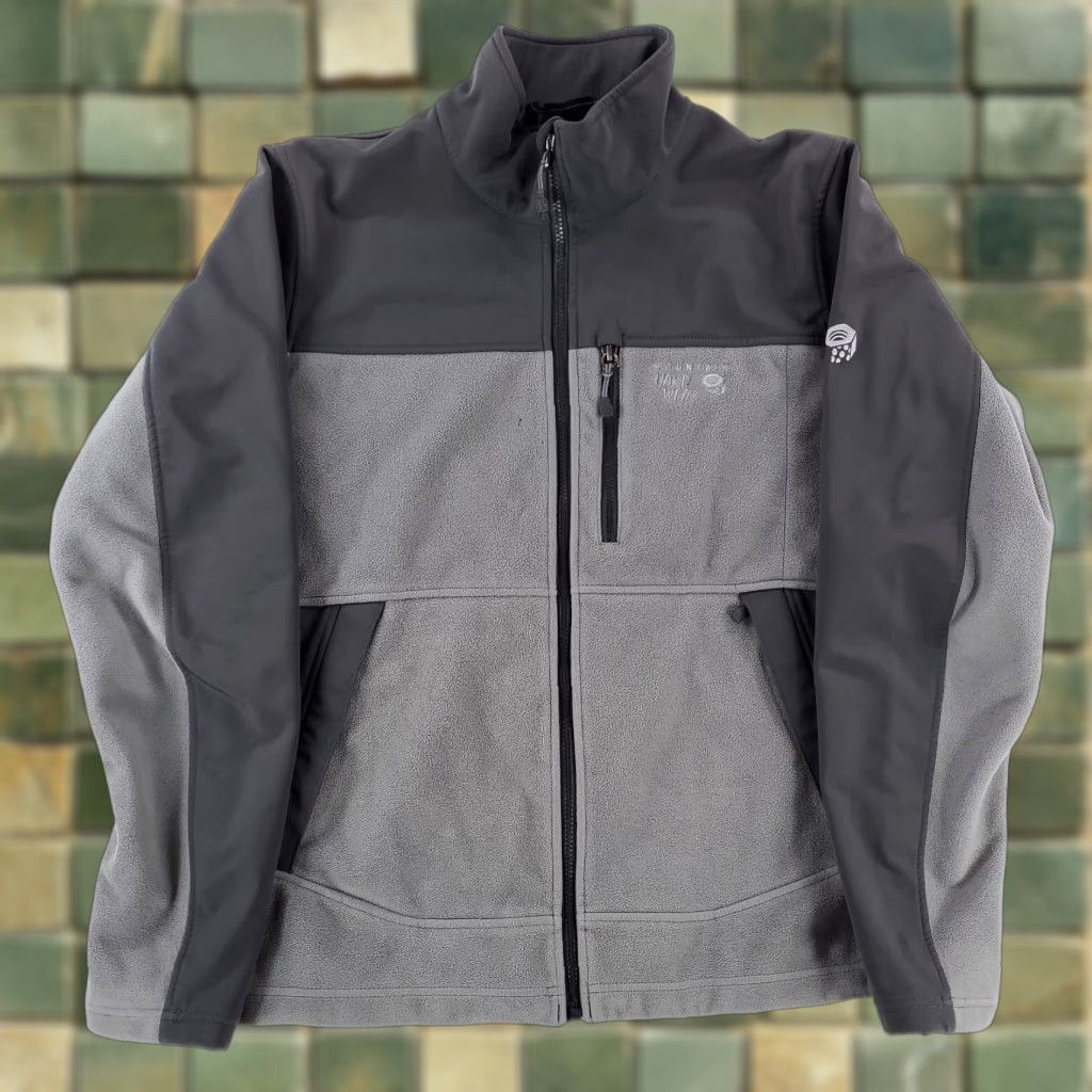 Mountain Hardwear Mountain Hardwear Fleece Softshell Long Sleeve Jacket Grey Mens M Size US M / EU 48-50 / 2 - 1 Thumbnail