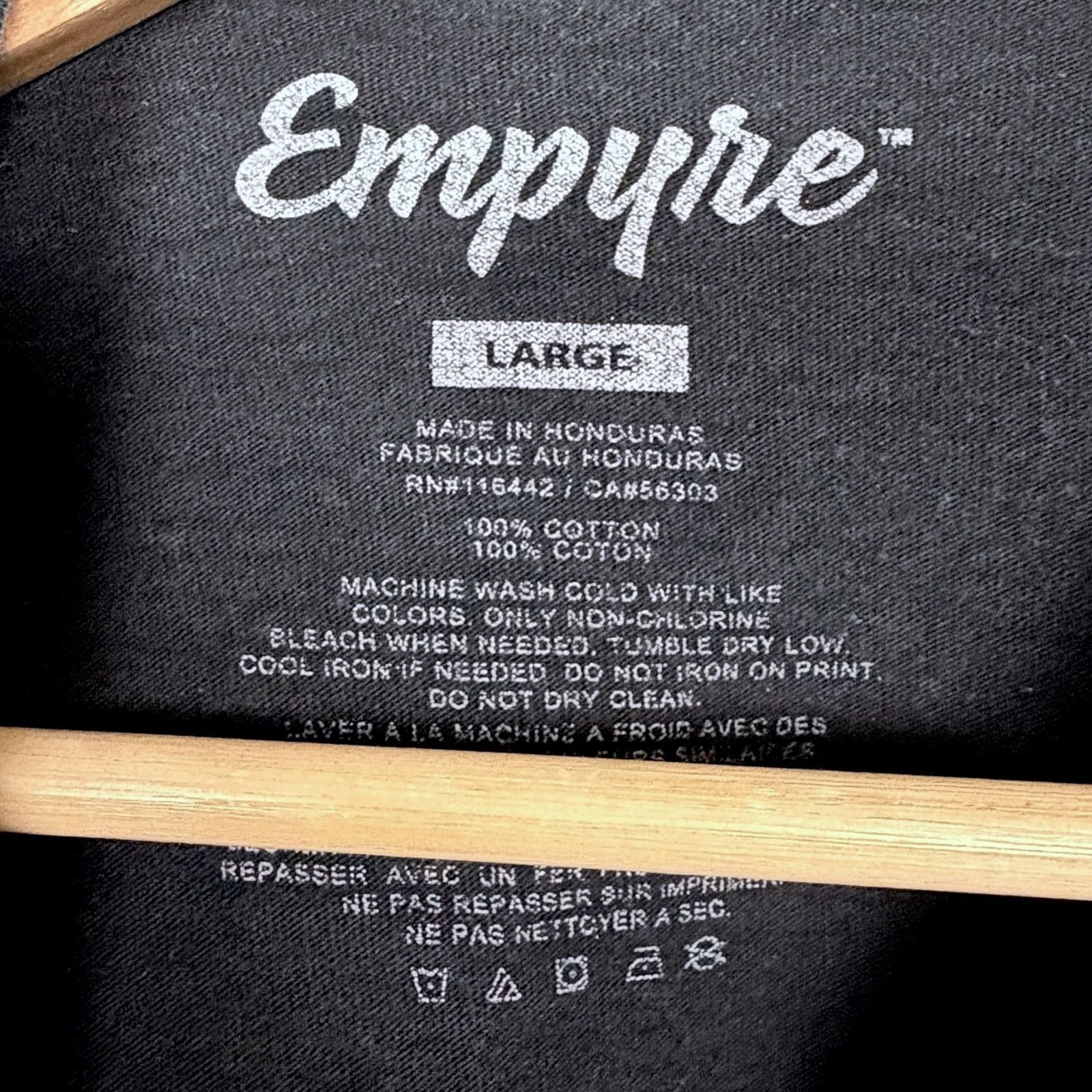 Empyre Empyre Skater Streetwear Black Japanese Men's T-Shirt Size L Size US L / EU 52-54 / 3 - 3 Thumbnail