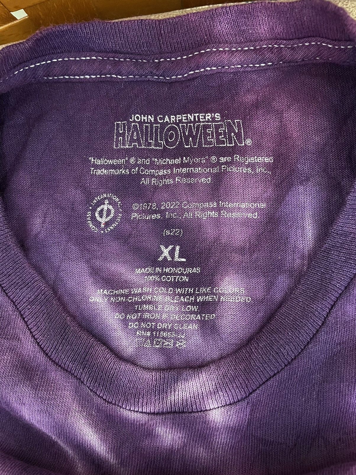 Expert Horror HALLOWEEN HORROR MOVIE TIE DYE (2022) Size US XL / EU 56 / 4 - 7 Thumbnail