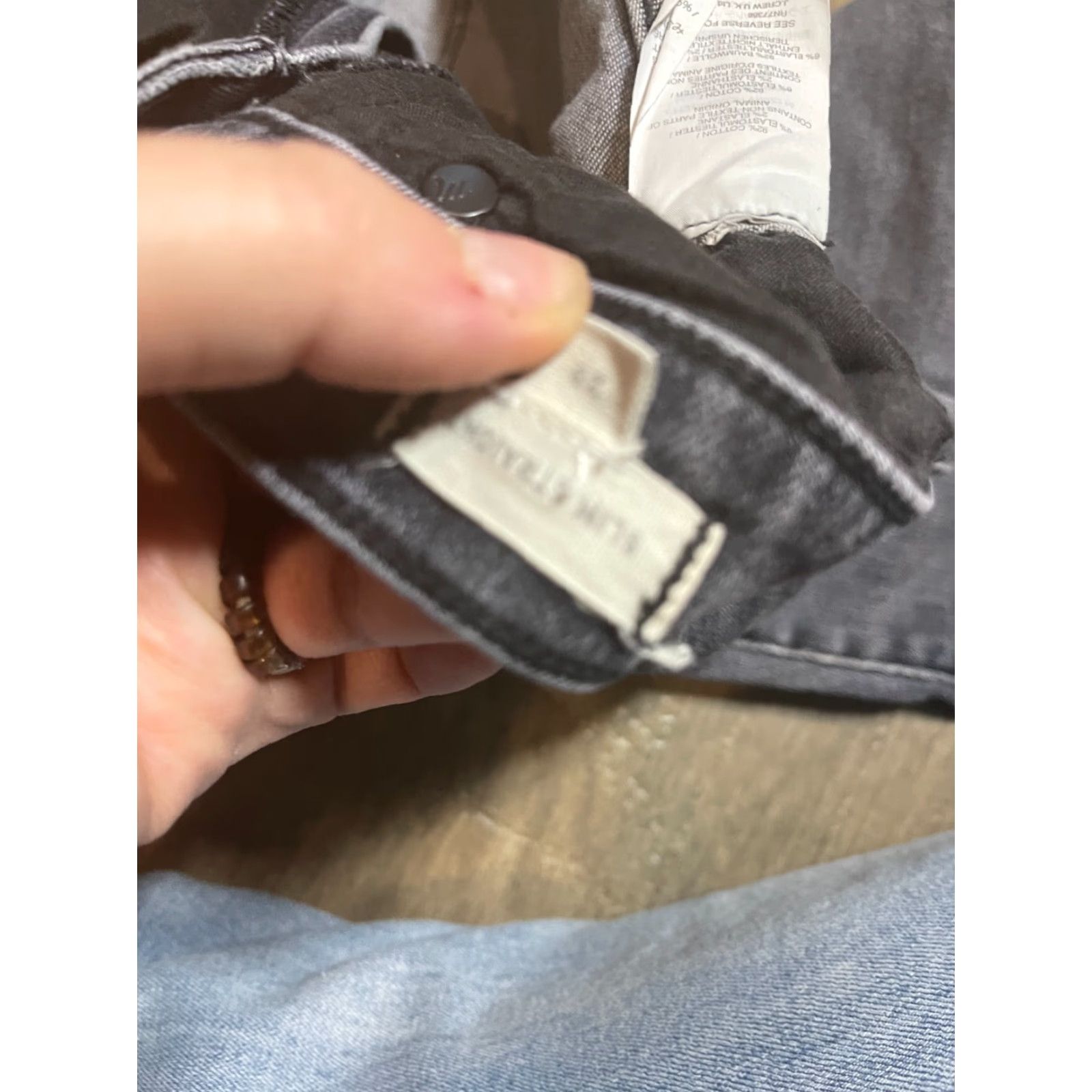 Madewell Madewell Pants Womens Size 29 x 27 Black Denim Jeans Straight Women 29 Black Denim Size 29" - 5 Thumbnail