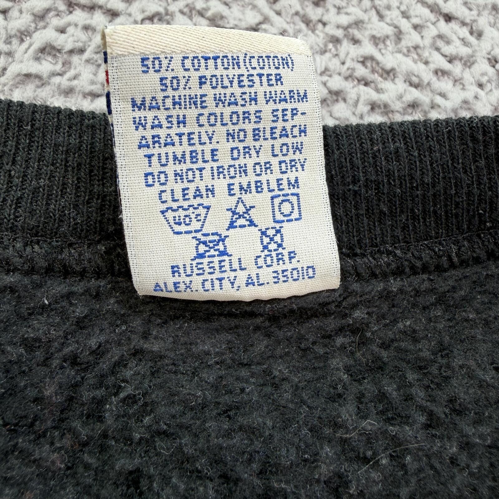 Russell Athletic Vintage 90s Black Dragon NJ Turnpike State Police Sweatshirt Size US L / EU 52-54 / 3 - 7 Thumbnail