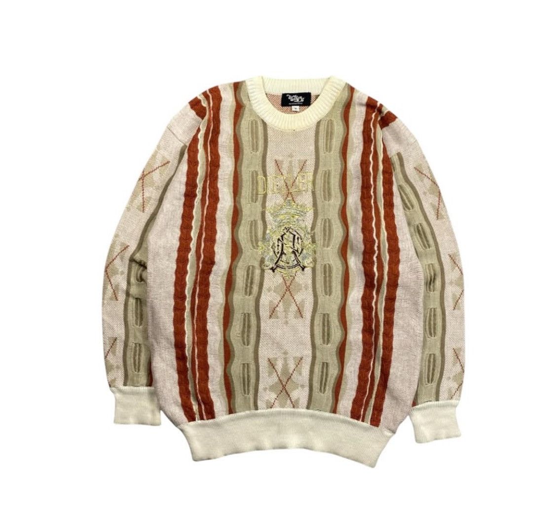 Japanese Brand × Vintage Vtg Knitwear Coogi Style Size US M / EU 48-50 / 2 - 1 Thumbnail