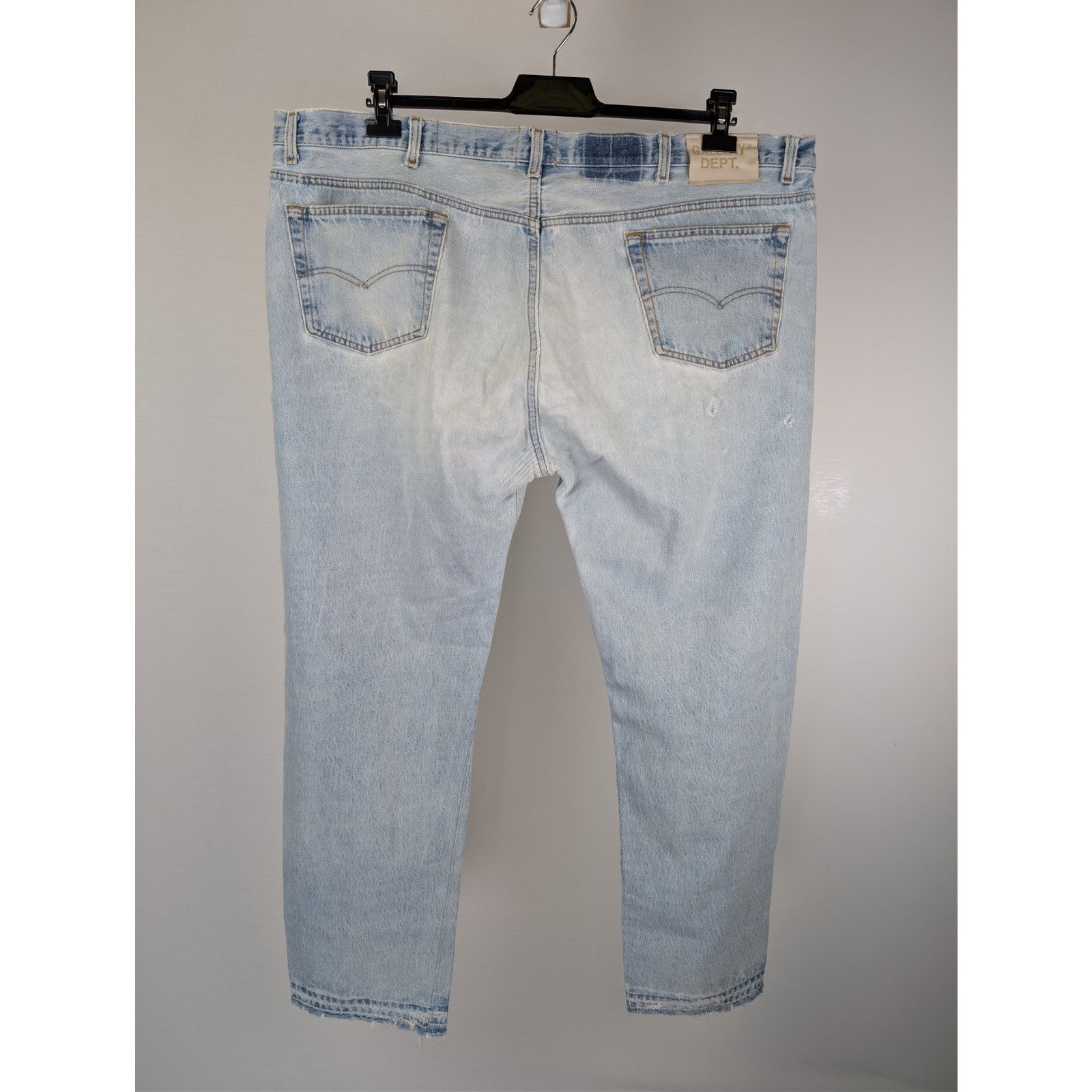 Gallery Dept. o1rshd1 Ken Ripped slim-cut Denim Jeans in Blue Denim Size US 40 / EU 56 - 11 Thumbnail