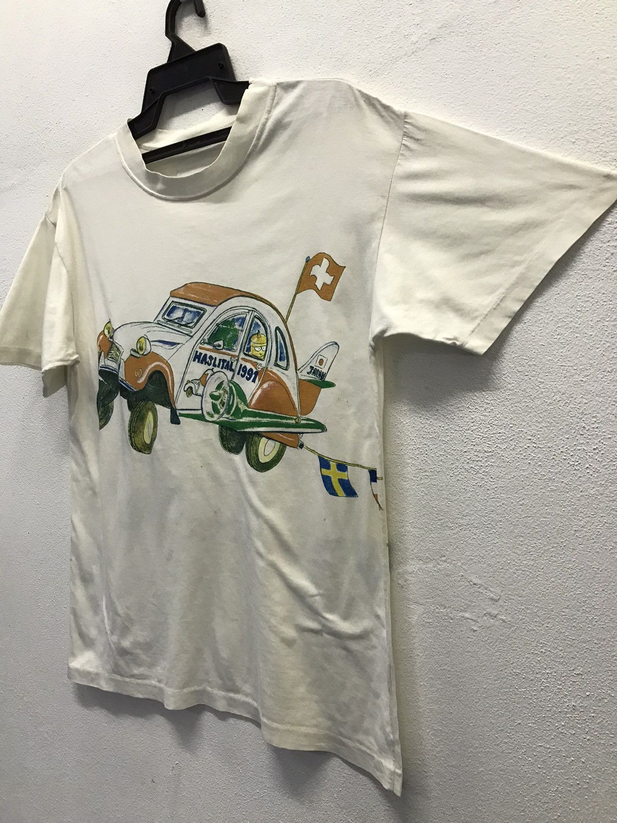 Japanese Brand × Vintage Vintage Studio 2cv deux chevaux Haslital 1991 Shirt Size US M / EU 48-50 / 2 - 6 Thumbnail