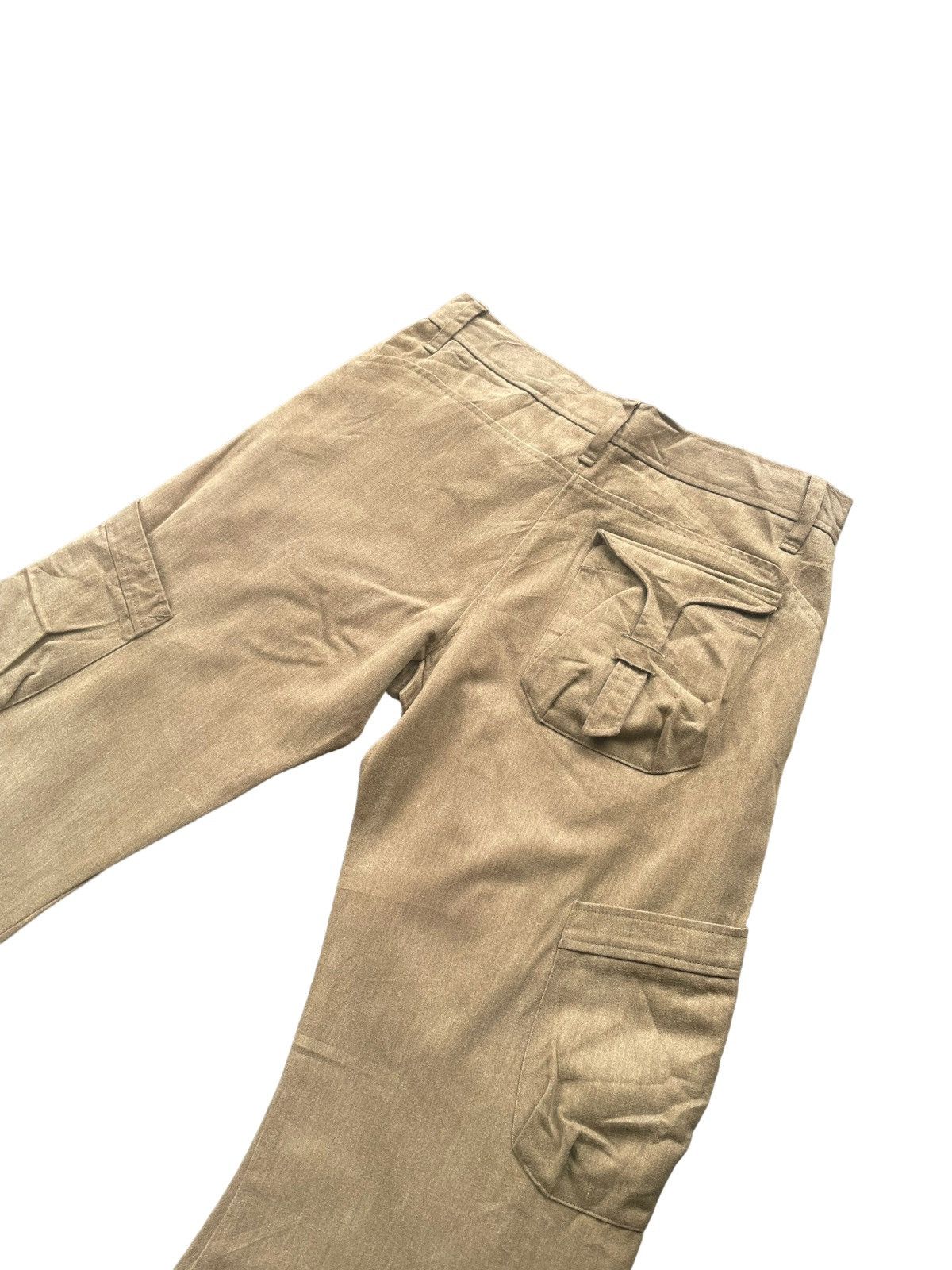 If Six Was Nine × Japanese Brand × Le Grande Bleu (L.G.B.) Vintage Lao Targa Flare Cargo Pant Size 30" / US 8 / IT 44 - 7 Thumbnail
