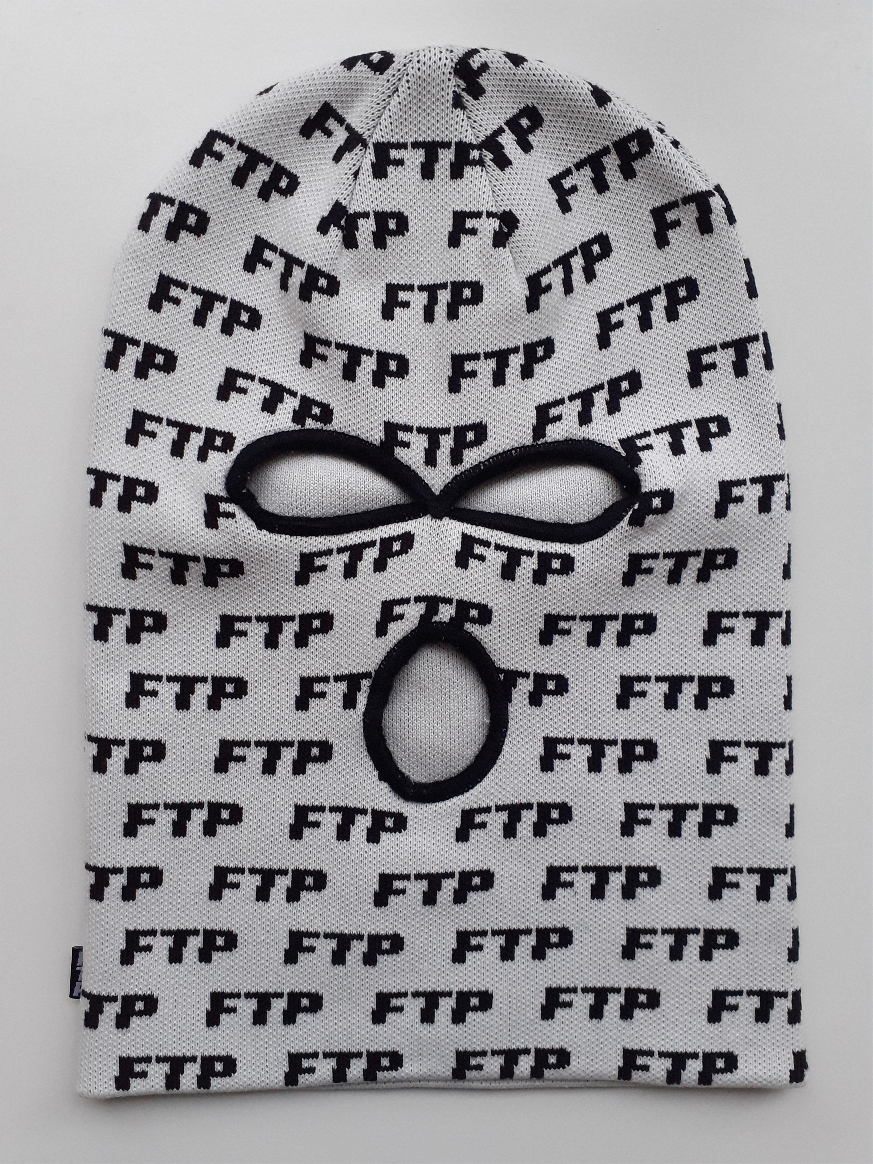 Fuck The Population FTP ALLOVER LOGO SKI MASK(WHITE) Size ONE SIZE - 3 Thumbnail