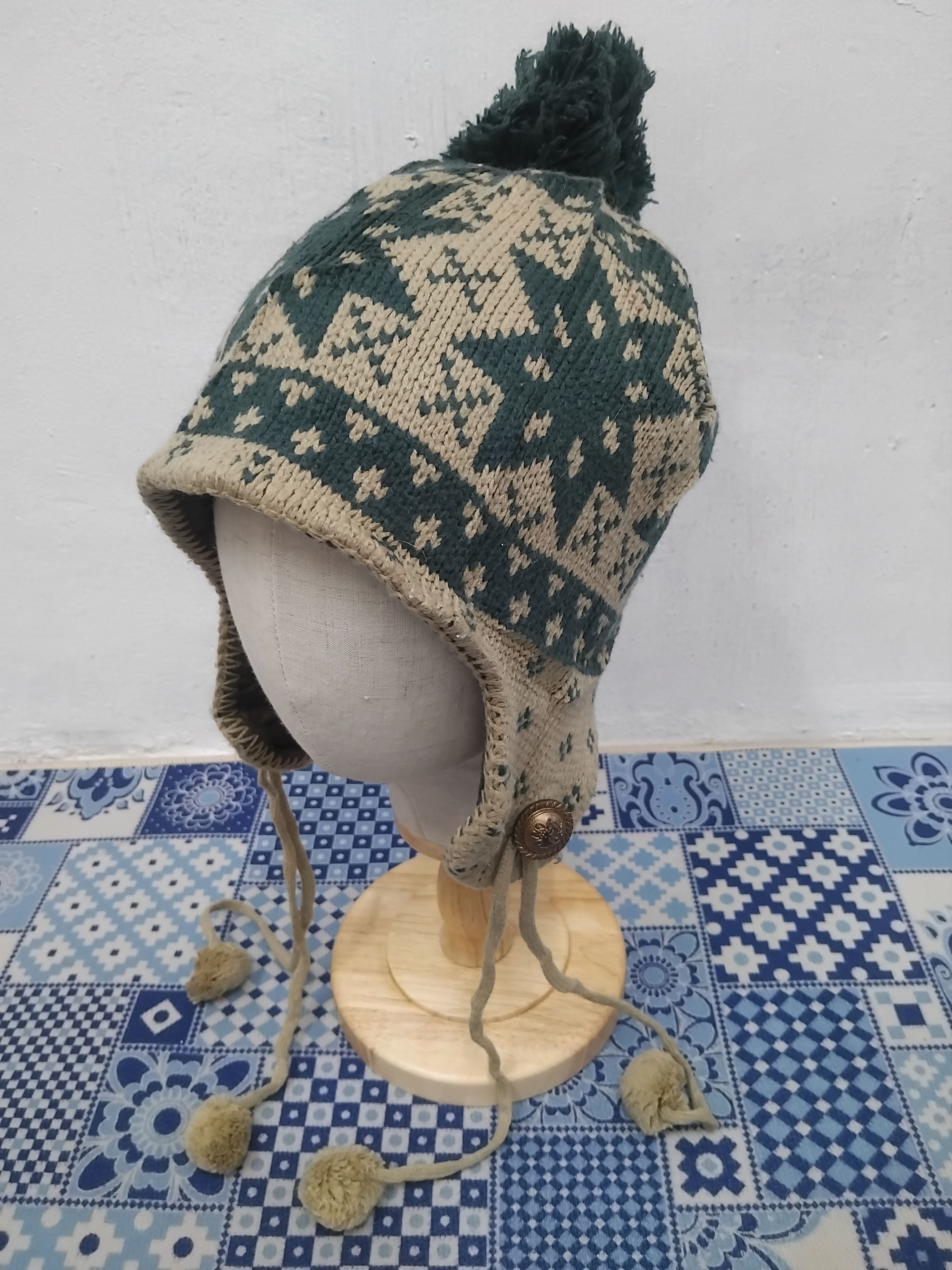 Japanese Brand 💥Ear flat punk rock music style beanie Size ONE SIZE - 1 Thumbnail