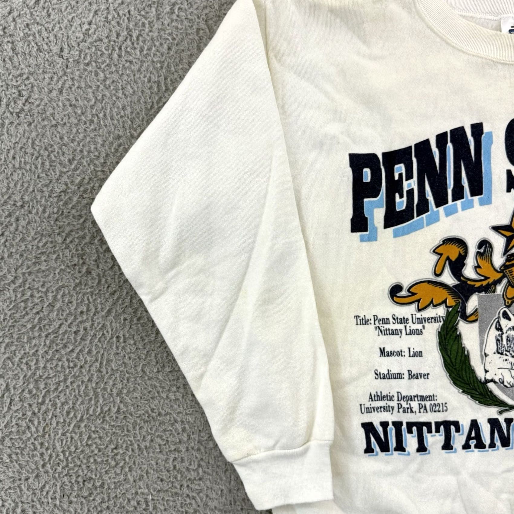 Penn VINTAGE Penn State Nittany Lions Sweatshirt Men’s Large 80s Football Sport USA Size US L / EU 52-54 / 3 - 4 Thumbnail