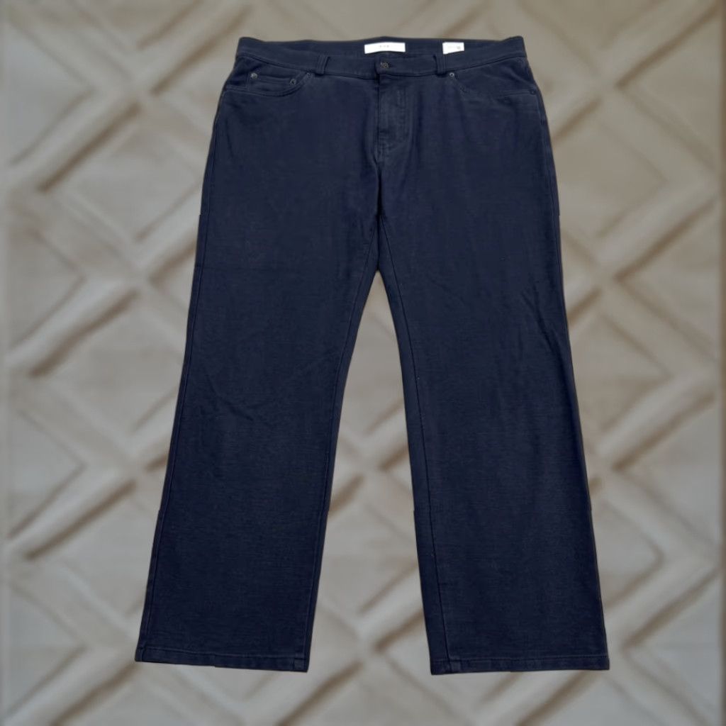BRAX Brax Hi-Flex Chuck Soft Chino Pants Mens 36x34 Navy Blue Straight Leg Stretch Regular 5-Pocket Design Mens Size US 36 / EU 52 - 1 Thumbnail
