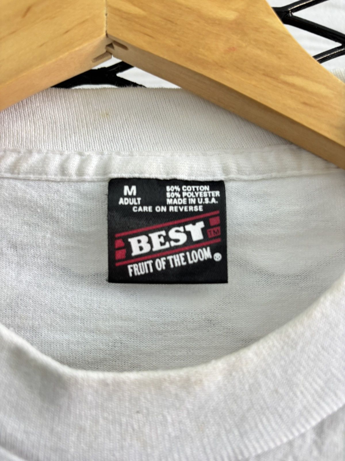 Fruit Of The Loom 1995 Soldiers Of Christ vintage shirt Size US M / EU 48-50 / 2 - 2 Thumbnail