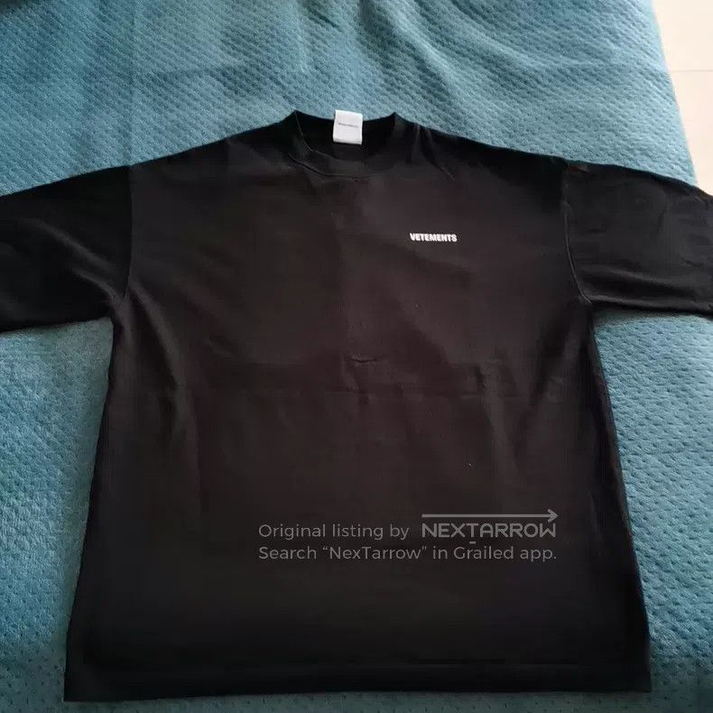 Vetements VETEMENTS Black Short Sleeve T-Shirt Size US XL / EU 56 / 4 - 1 Thumbnail