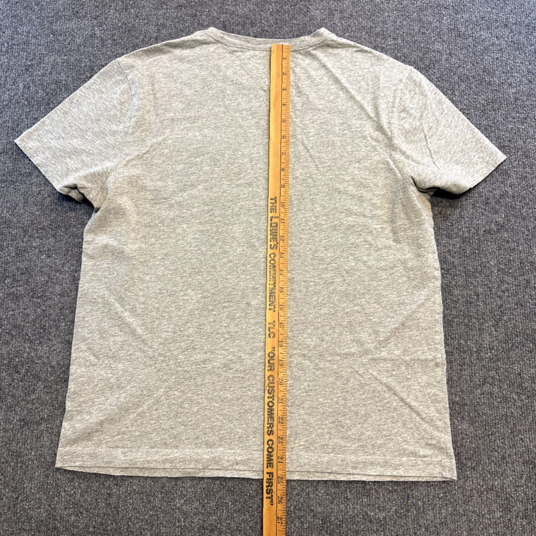 Tommy Hilfiger Tommy Hilfiger Men's Tee Gray Heather Pocket Tee Shirt M Threads: Tommy Hilfiger Tommy Jeans Logo Embroidered Size US M / EU 48-50 / 2 - 5 Thumbnail