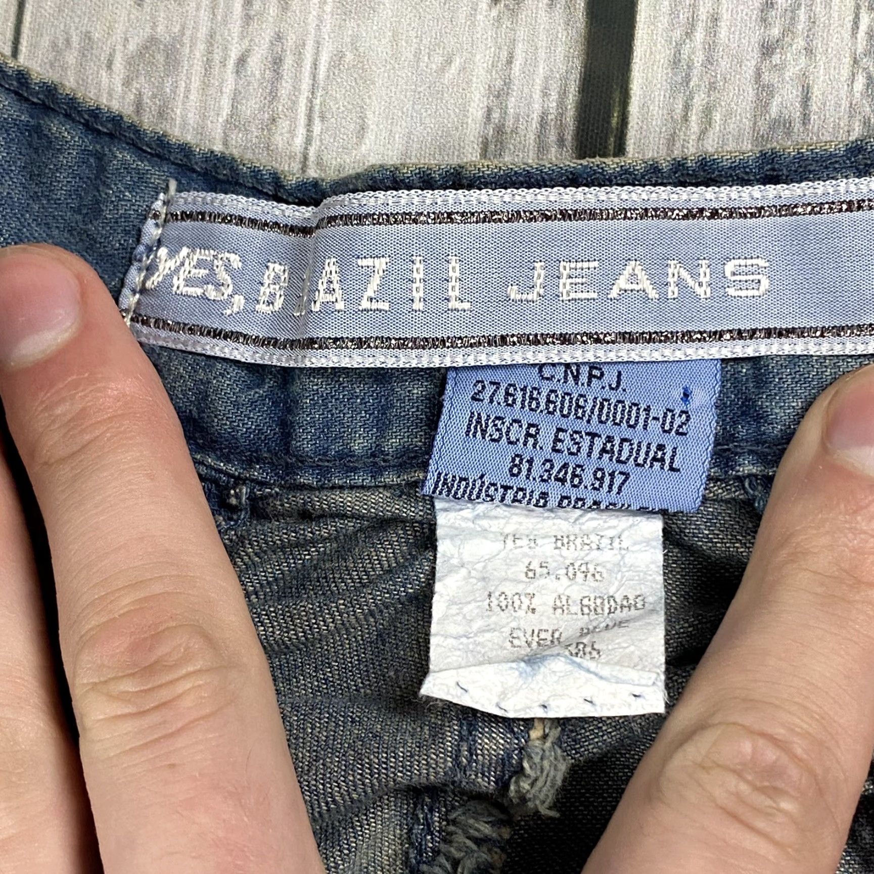 Vintage VINTAGE YES, BRAZIL JEANS RUFFLE DISTRESSED FLARE JEANS WOMENS 28 BLUE Y2K Size 28" / US 6 / IT 42 - 5 Thumbnail