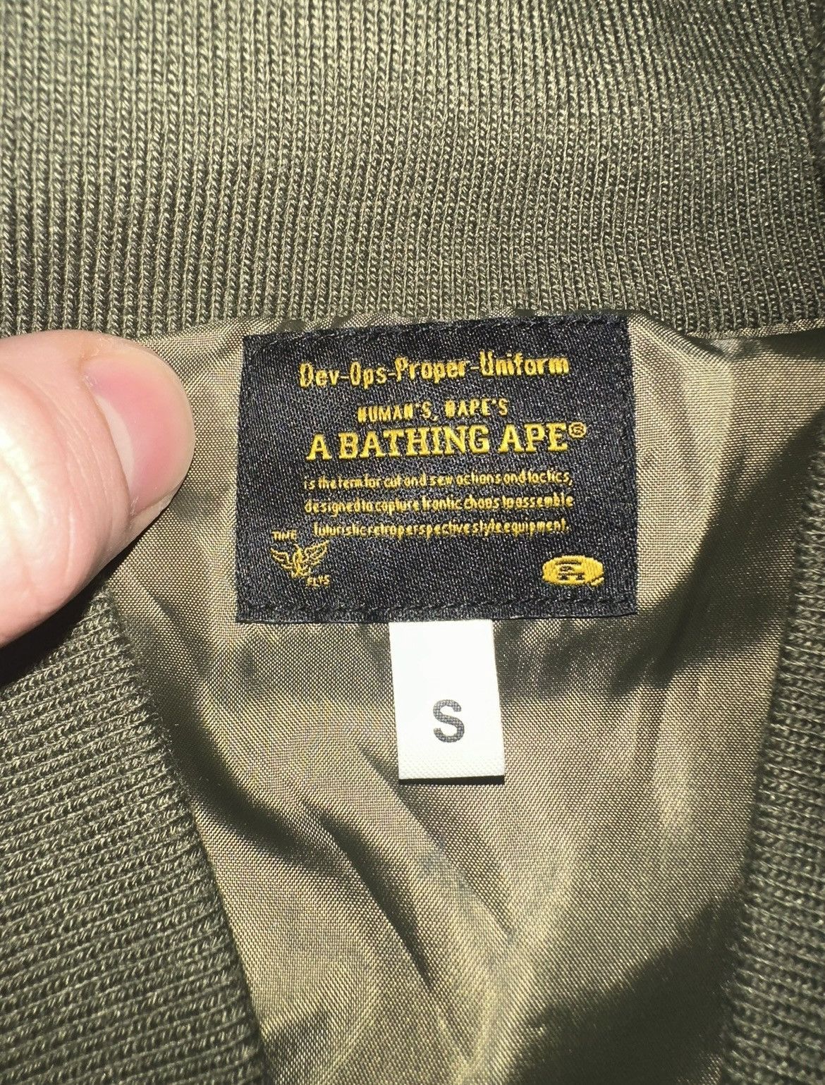 Bape Bape By A Bathing Ape Zip Up Jacket Size Small Size US S / EU 44-46 / 1 - 6 Thumbnail