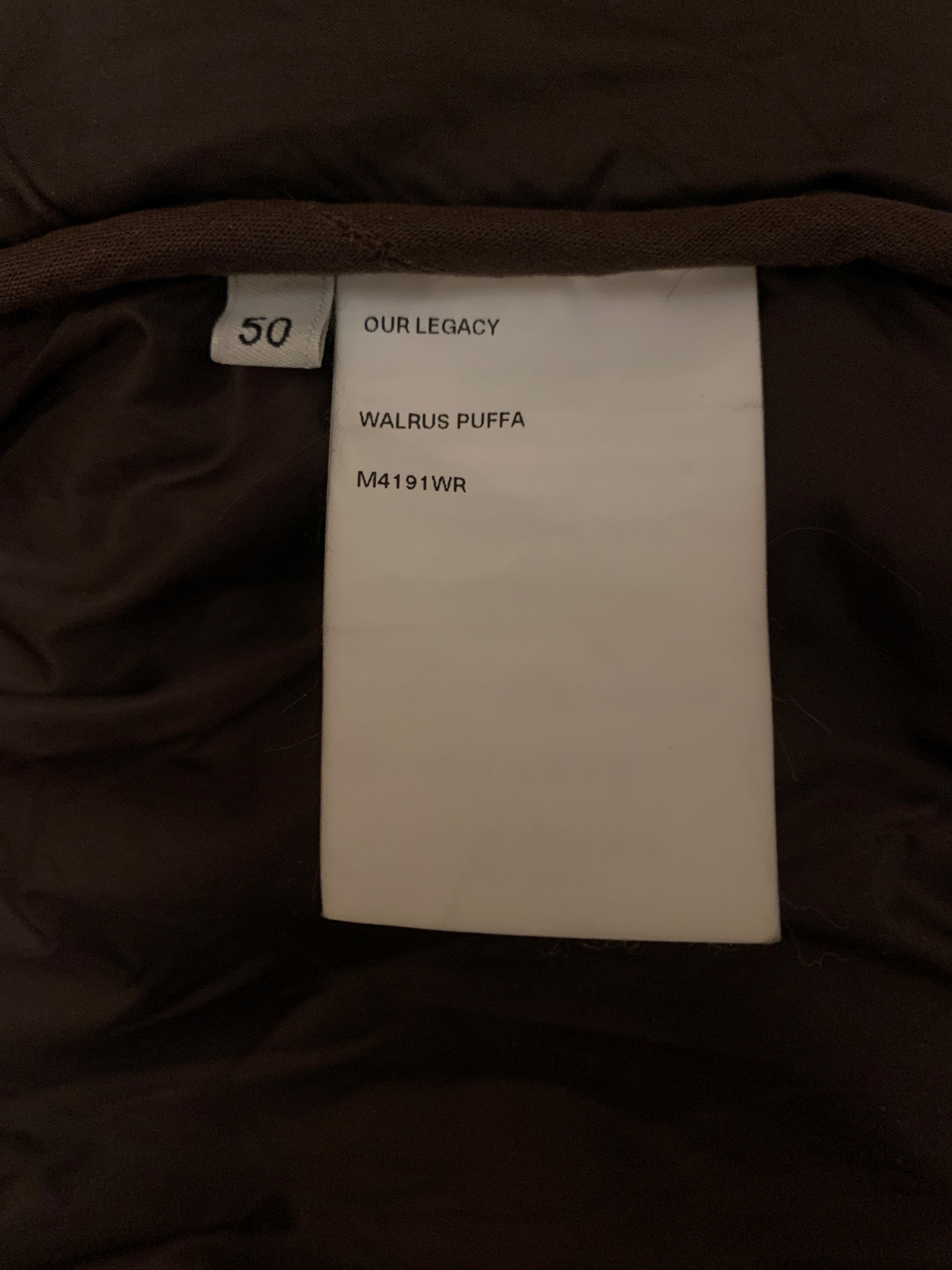 Our Legacy Walrus Puffa Jacket Size US L / EU 52-54 / 3 - 10 Thumbnail